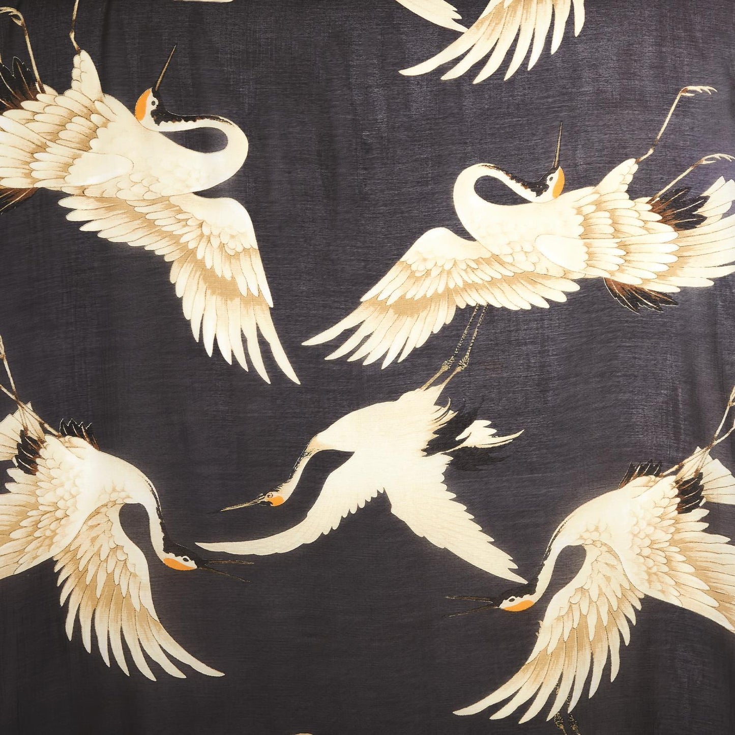 Heron Charcoal Short Kimono