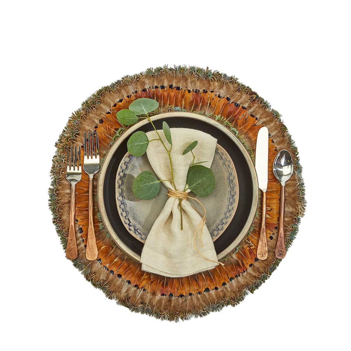 Pheasant Park Decorative Mat Set of 6