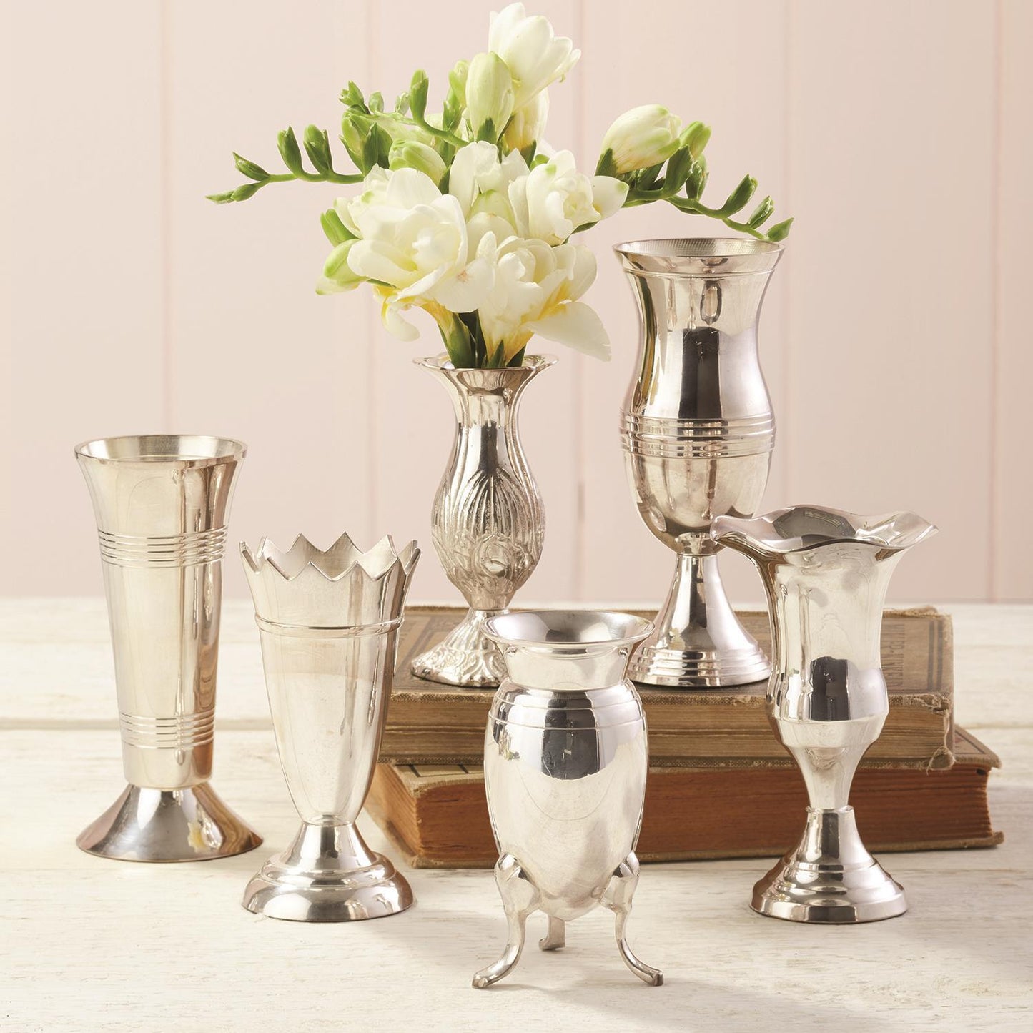 Queen Anne's Vase Set of 6