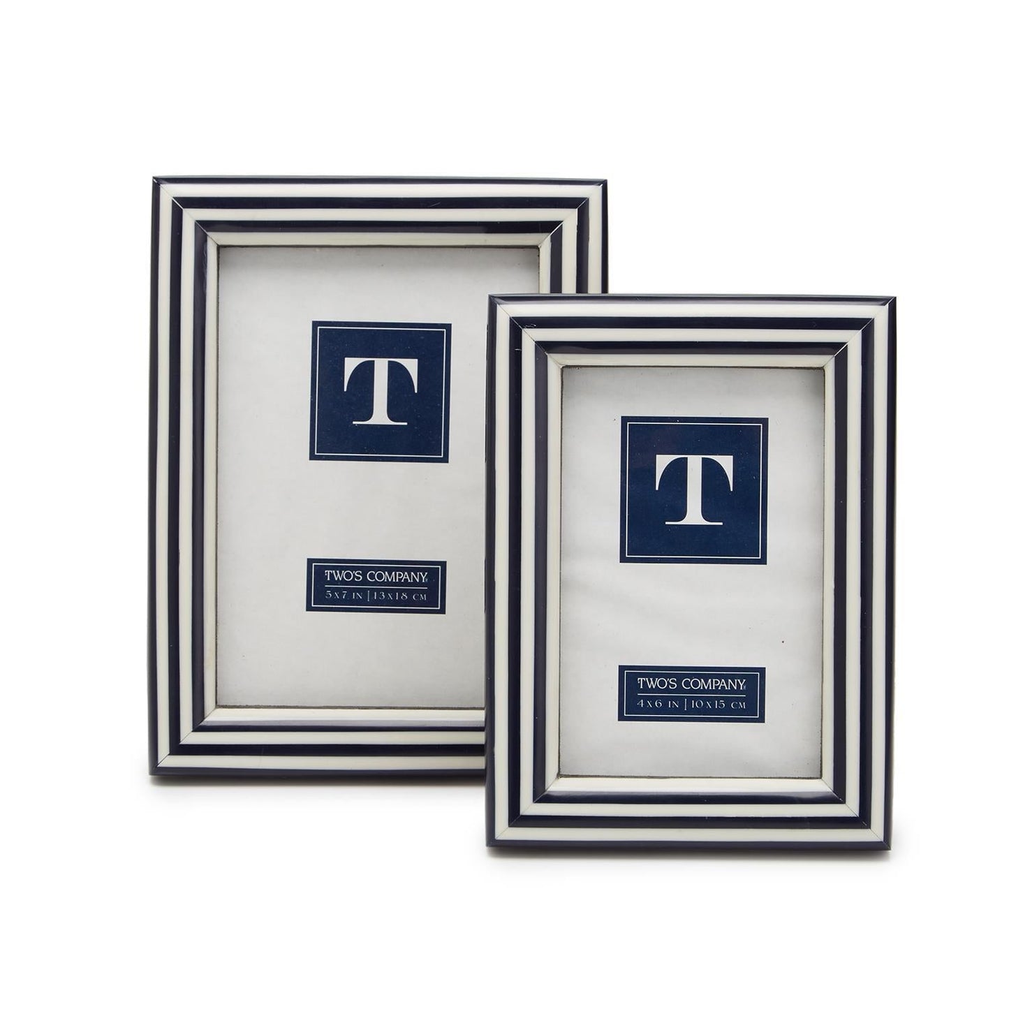 Nautical Stripes Photo Frame Set of 2