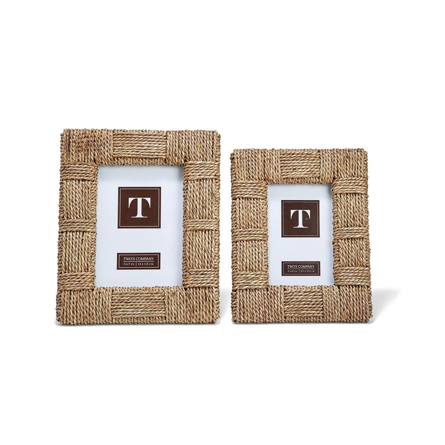 Sea Grass Photo Frame Set of 2
