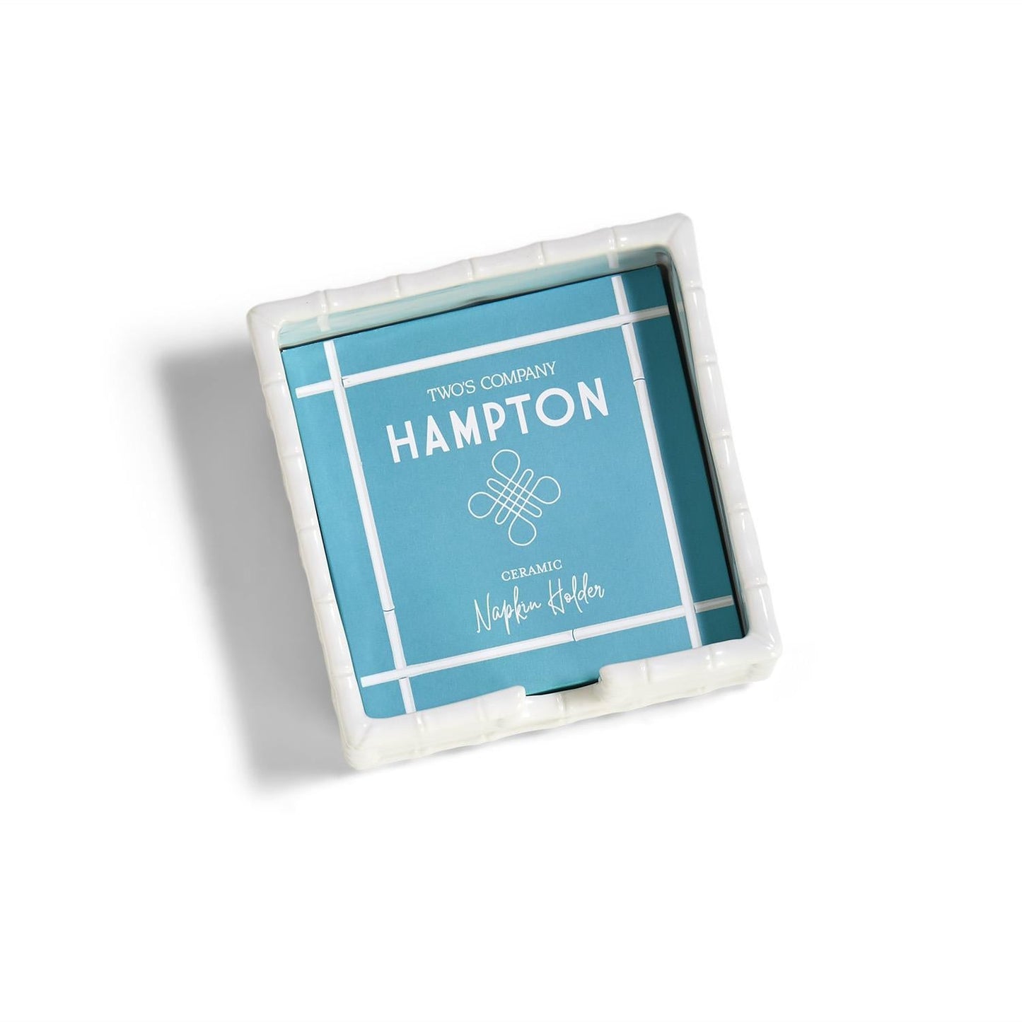 Hampton Faux Bamboo Square Napkin Holder