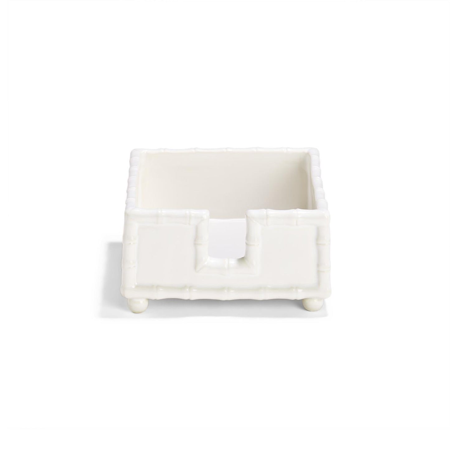 Hampton Faux Bamboo Square Napkin Holder