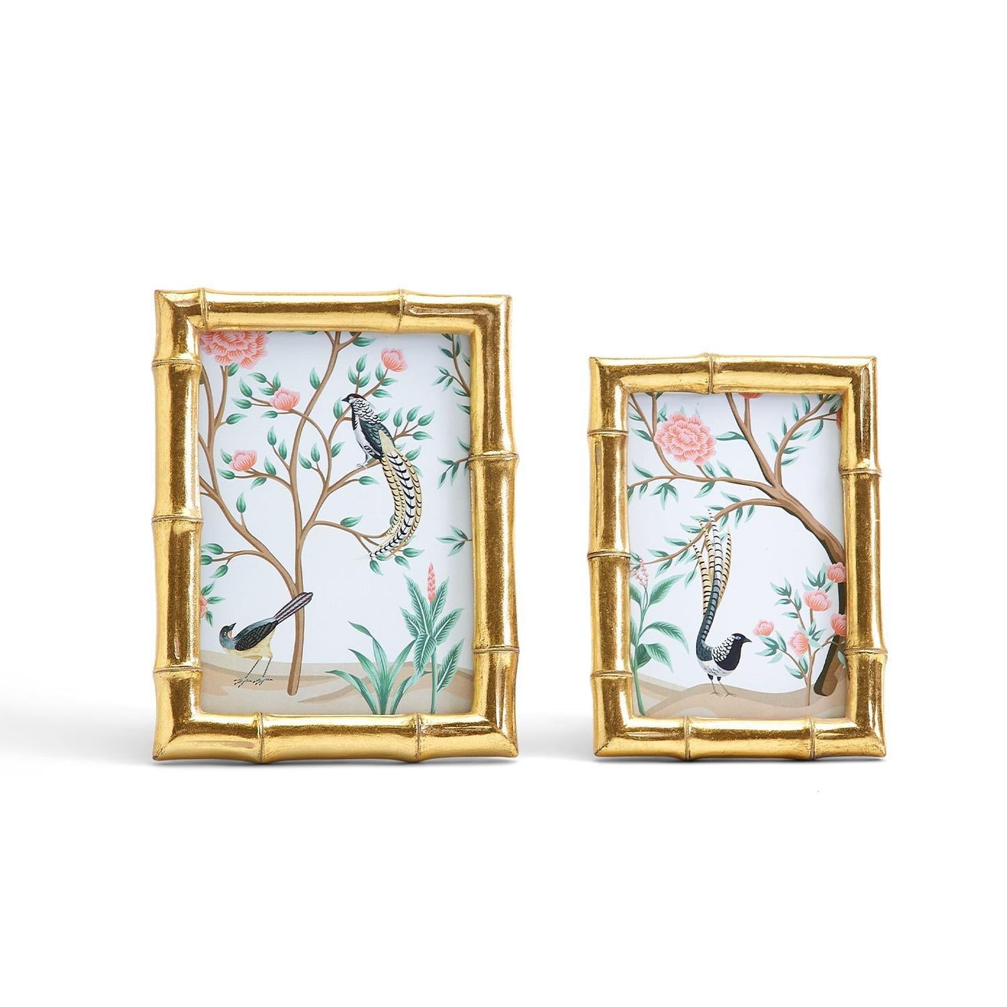 Faux Bamboo Photo Frame Set of 2