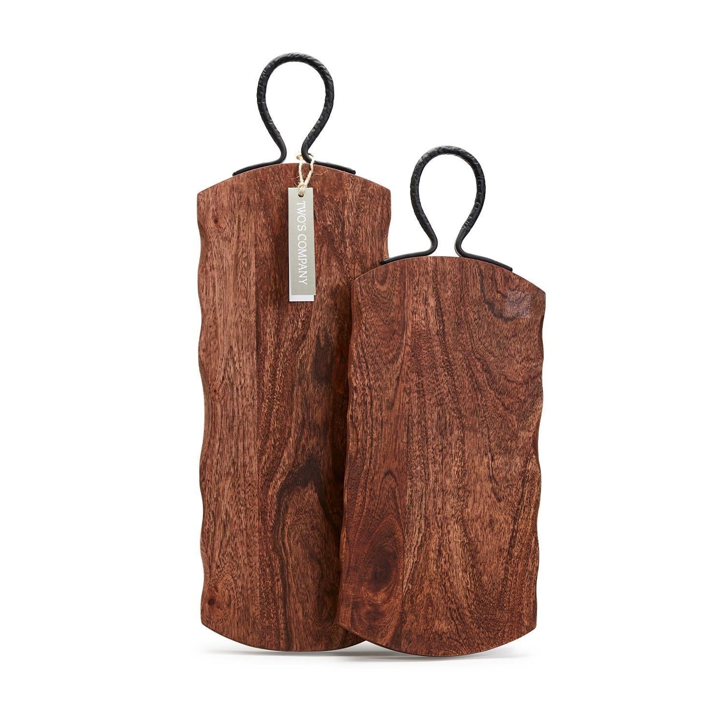 Rustic Edge Serving Board Set of 2