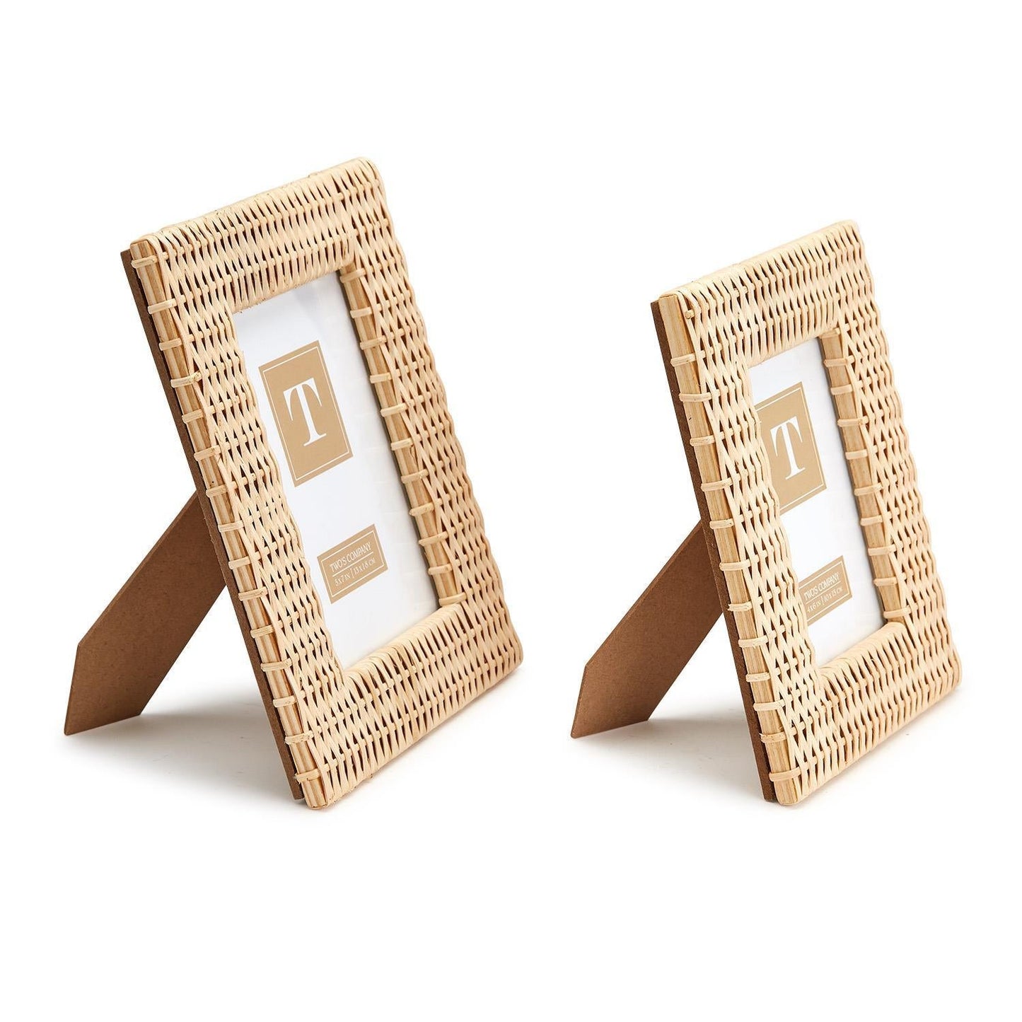 Criss Cross Weave Photo Frame Set of 2