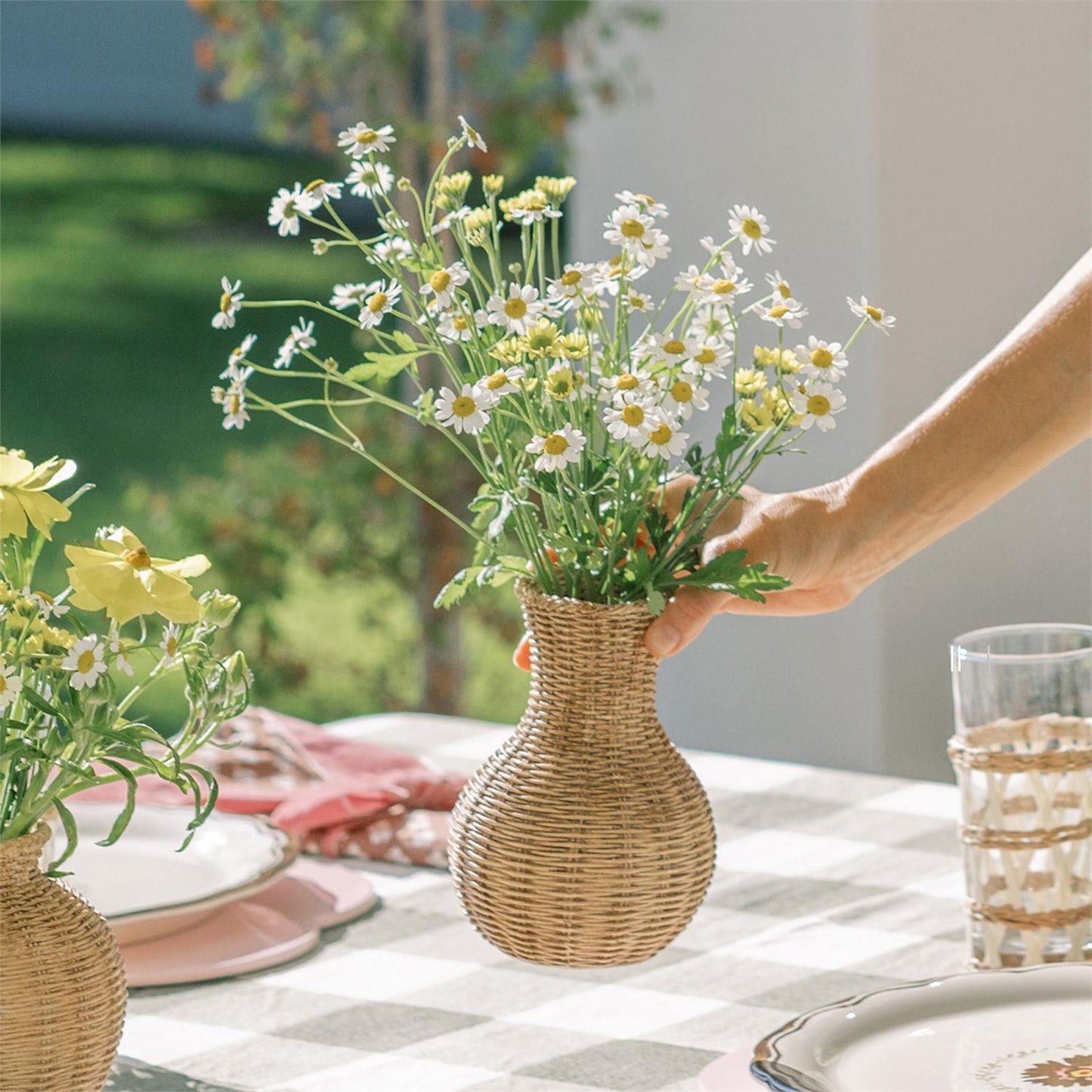 Natural Beauties Pattern Vase Set of 5
