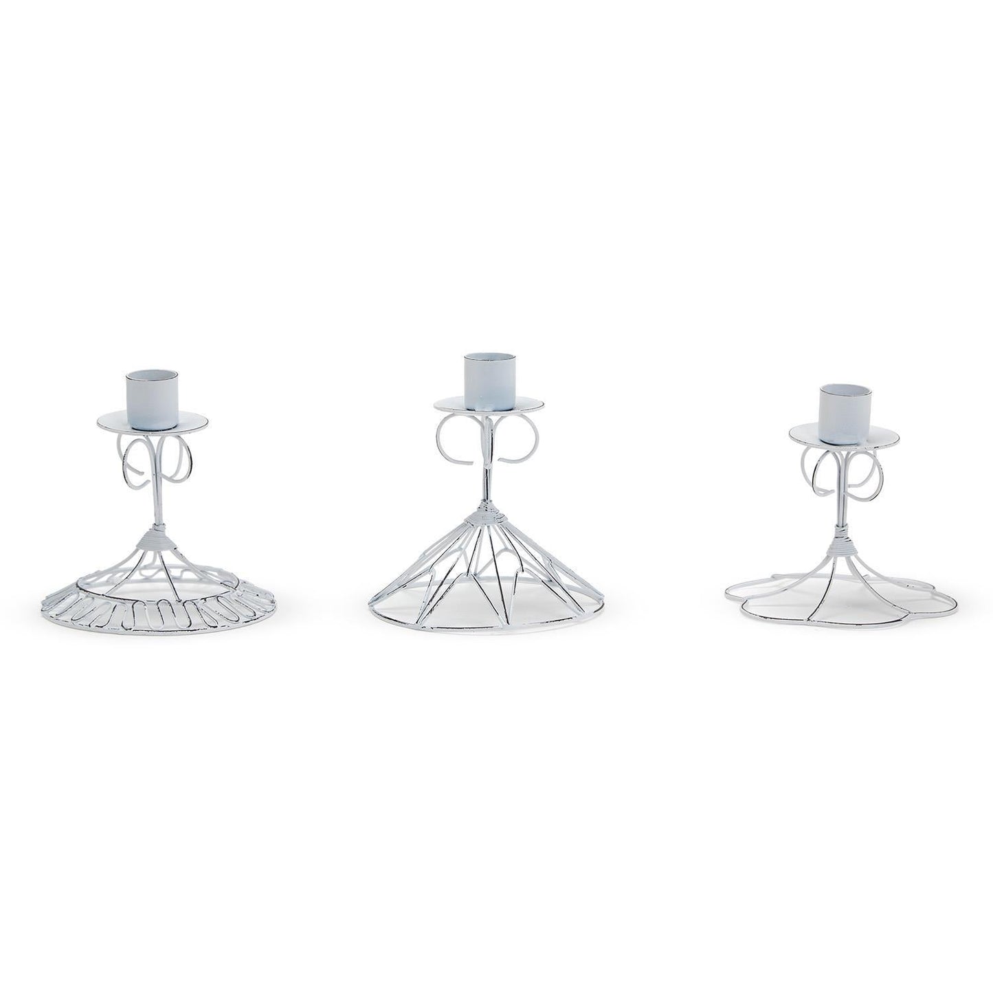 French Wireworks Muro Candlestick Set of 3