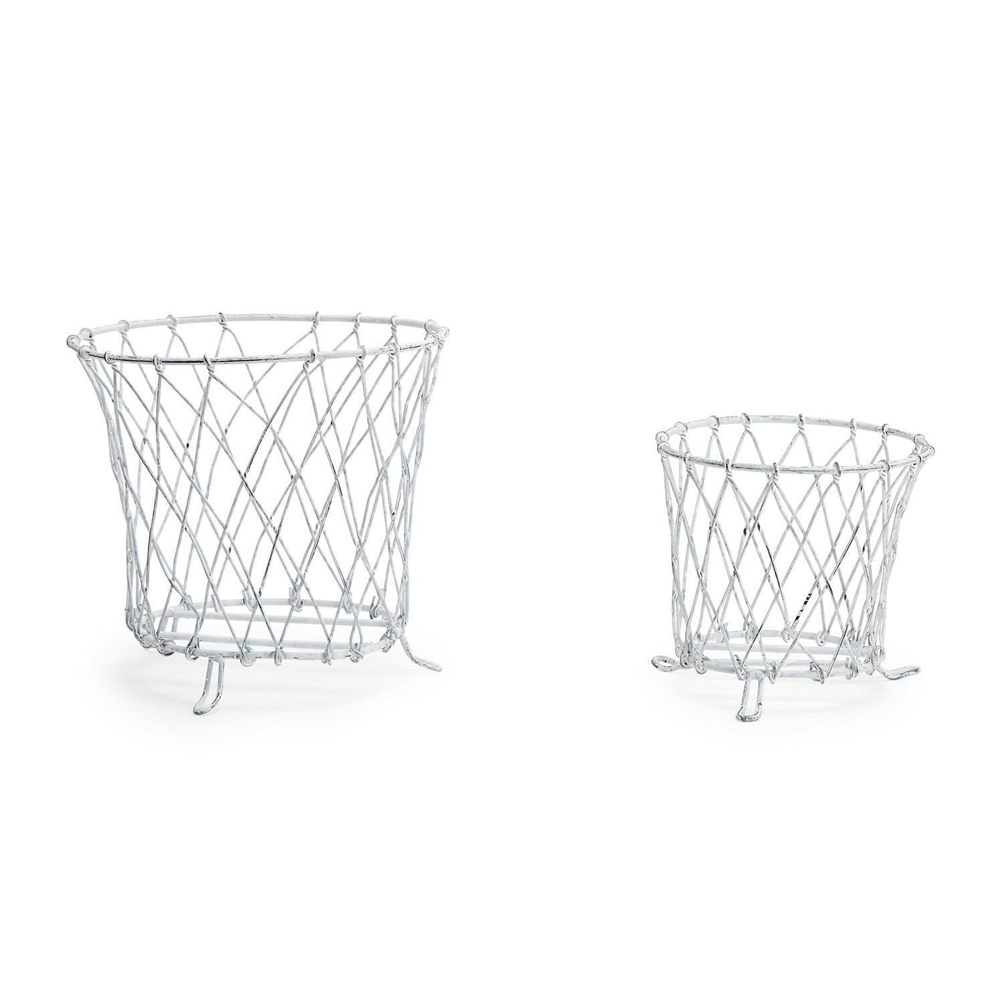 French Wireworks Pot Basket Set of 2