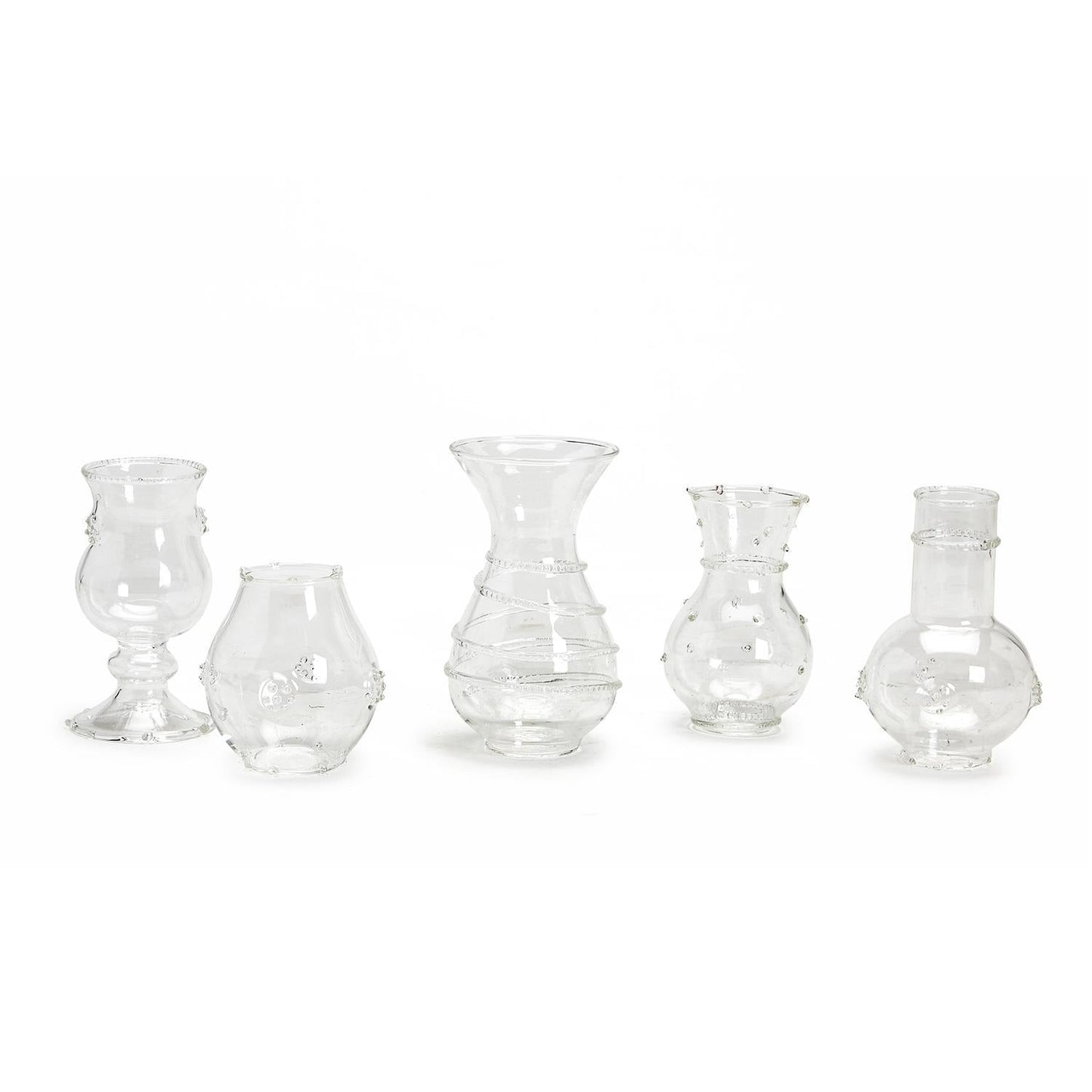 Verre Bud Vase Set of 5