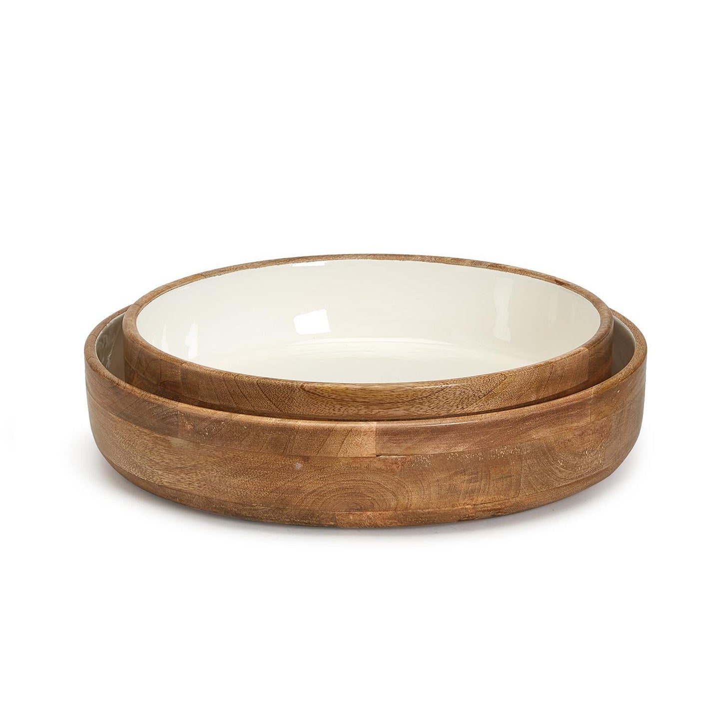 Round Pedestal Bowl Set of 2