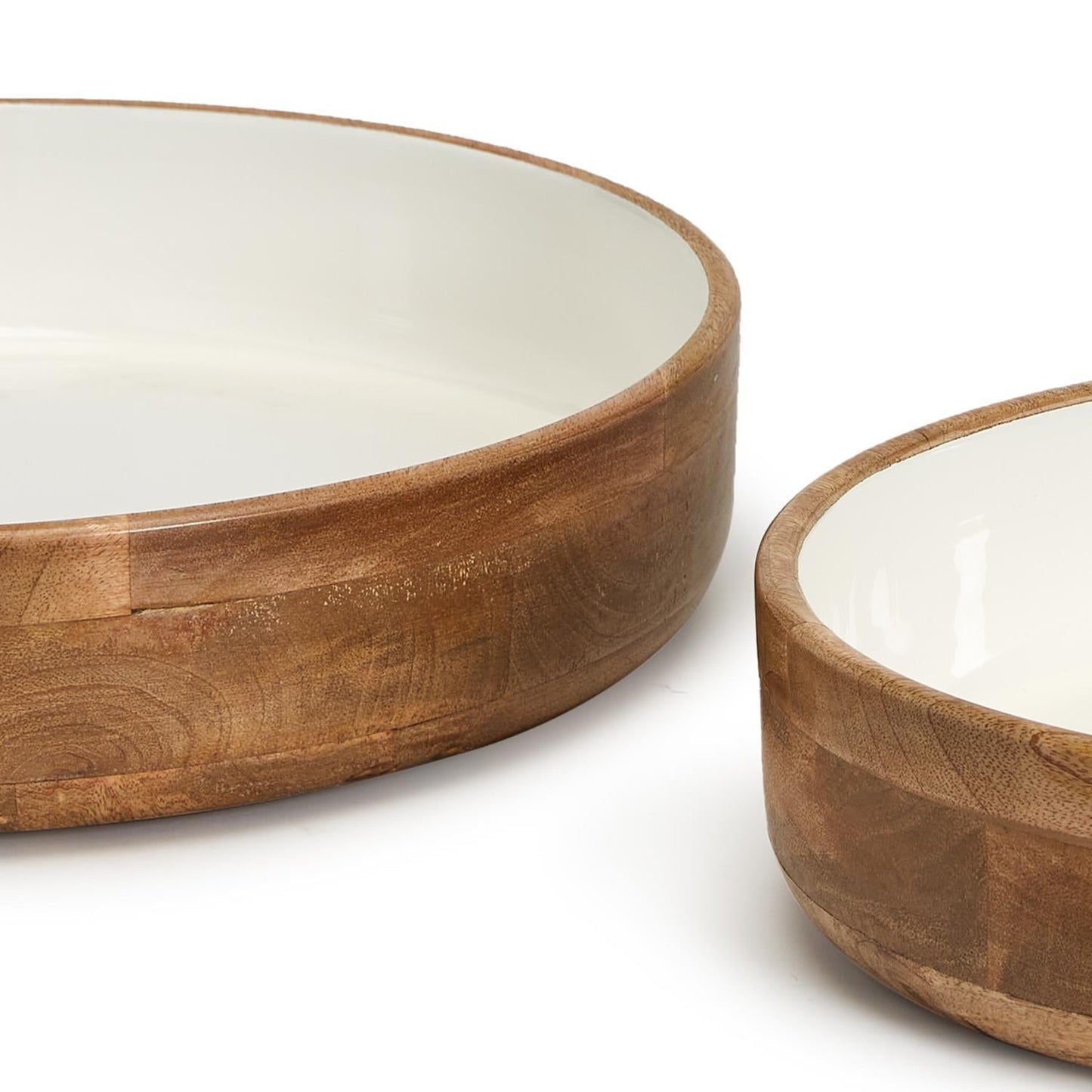Round Pedestal Bowl Set of 2