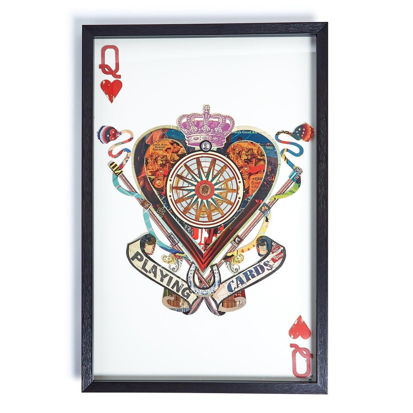 King and Queen Playing Card Wall Art Set of 2