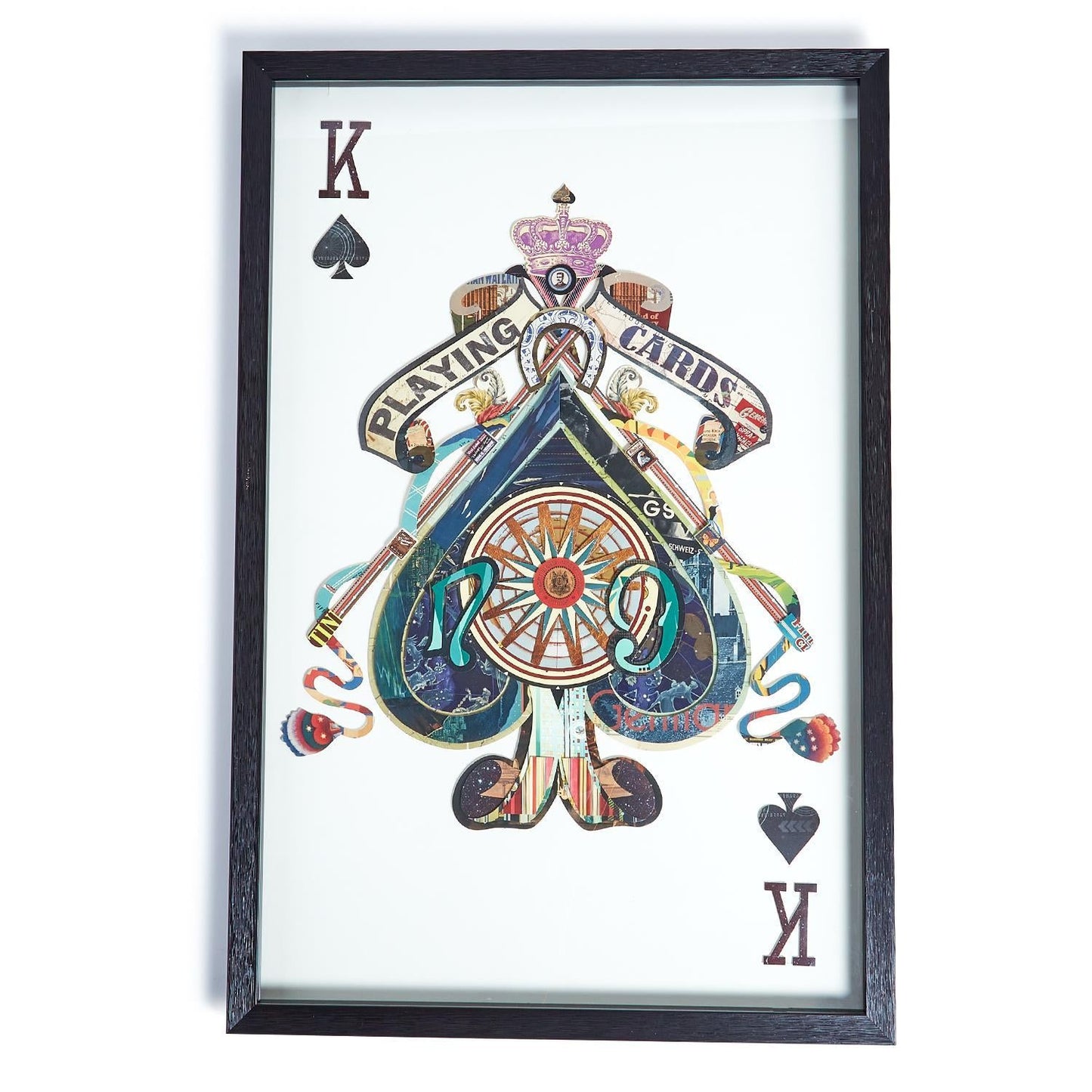 King and Queen Playing Card Wall Art Set of 2