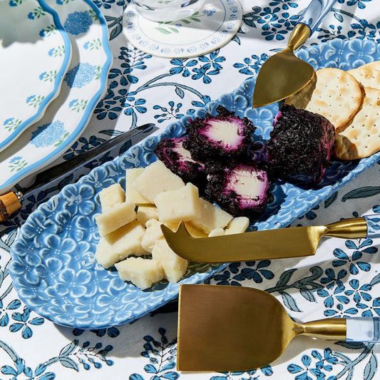 Hydrangea Tidbi/Cracker Dish Set of 2
