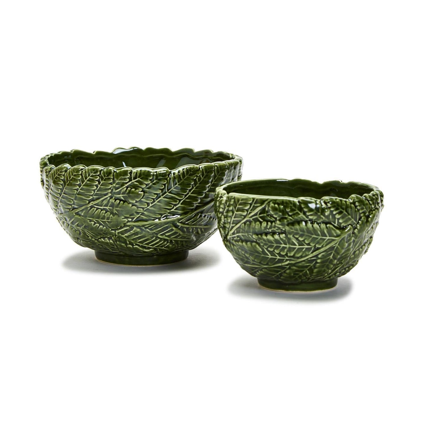 Fern Leaf Bowl Set of 2