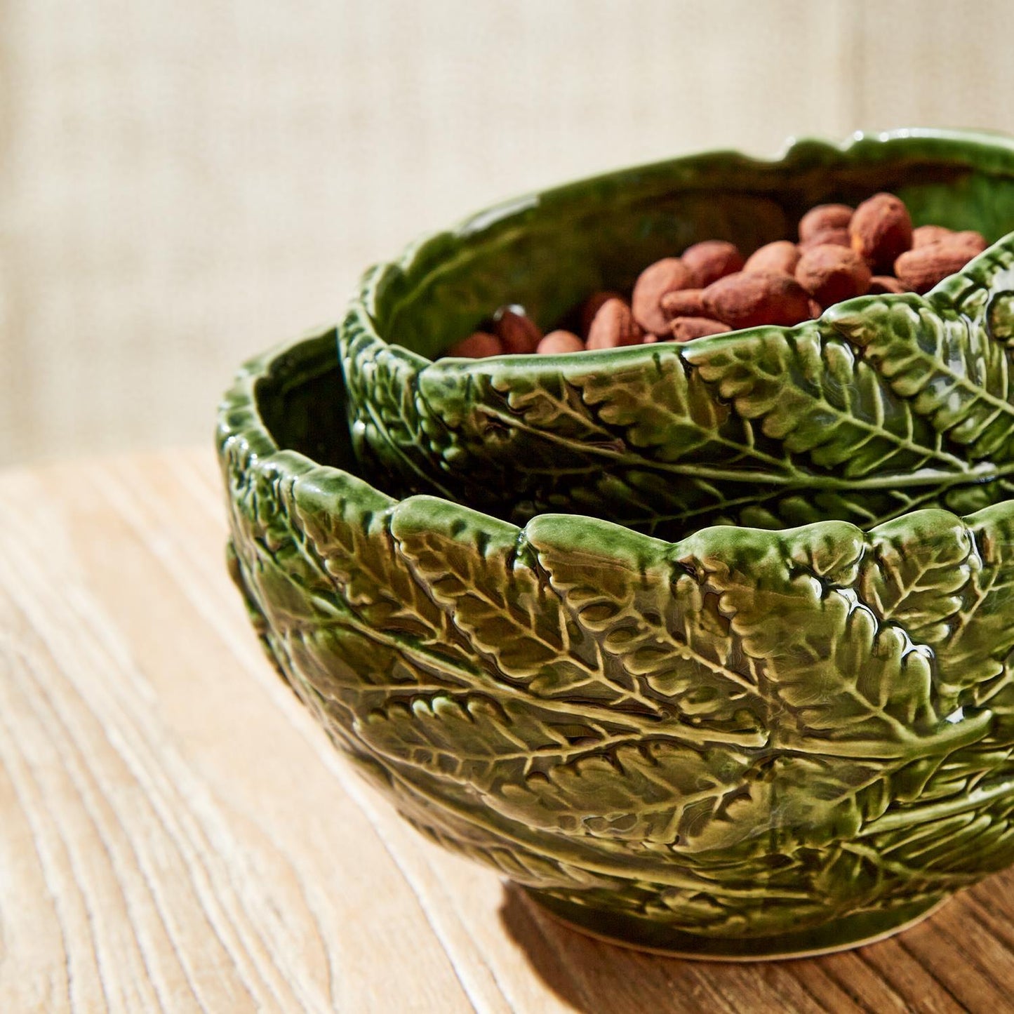 Fern Leaf Bowl Set of 2