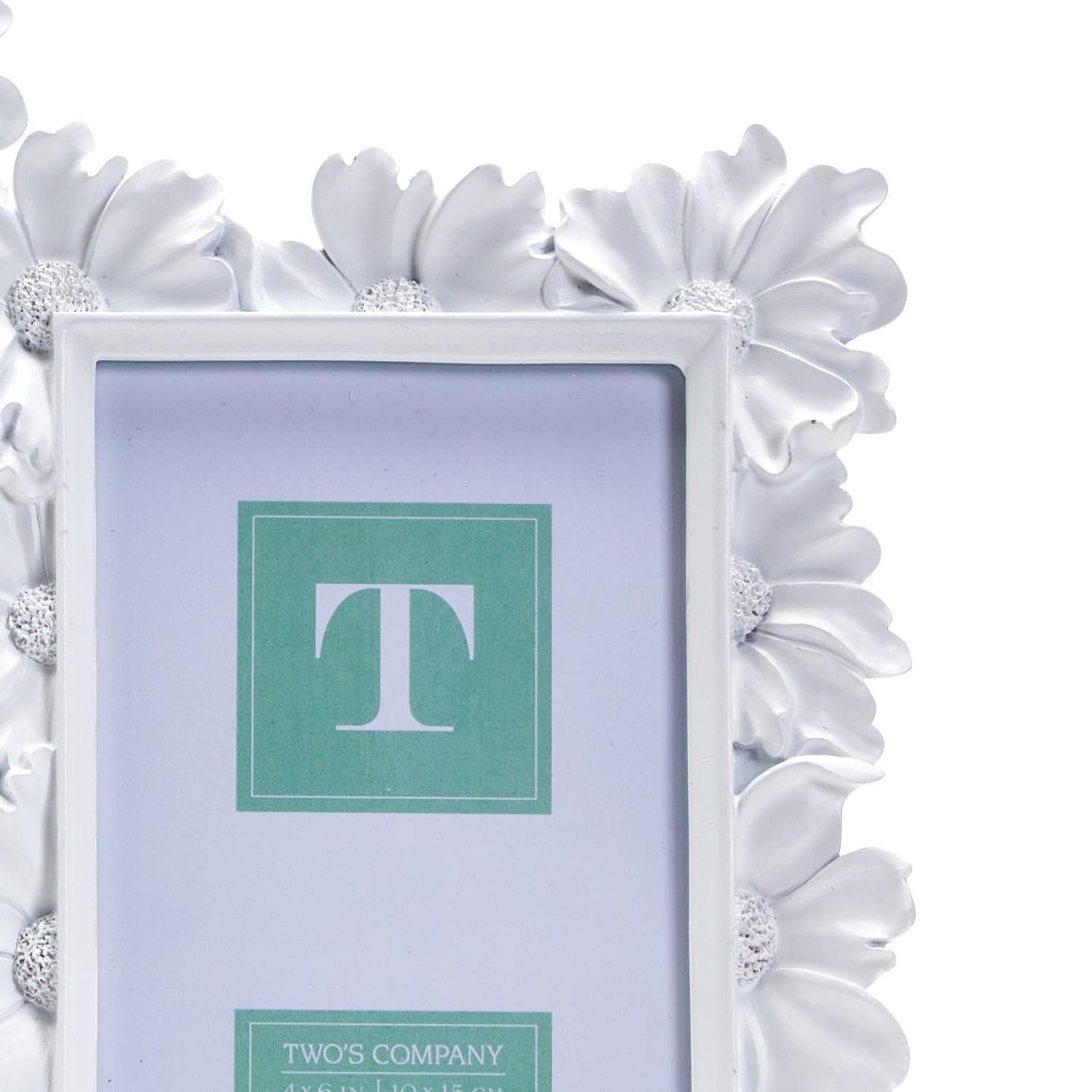 White Daisy Photo Frame Set of 2
