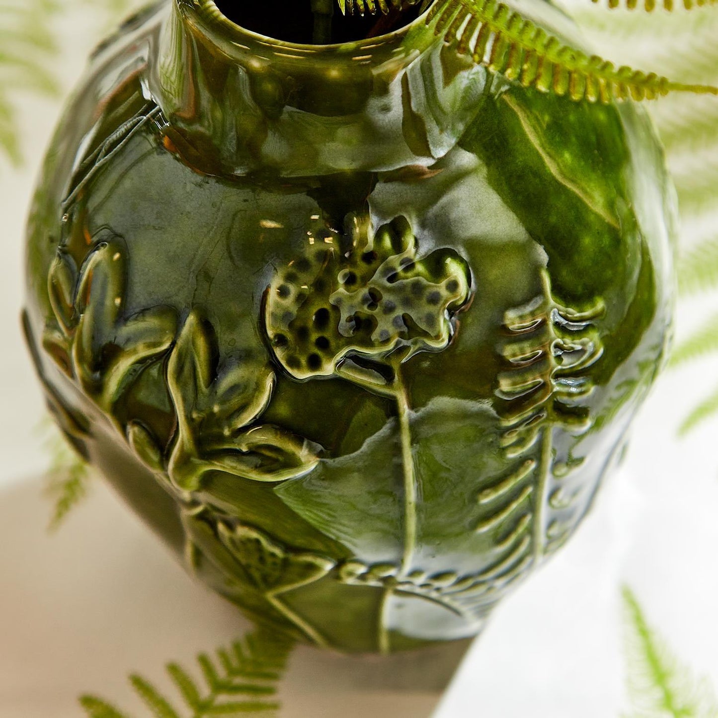 Floral Scape Vase Set of 3
