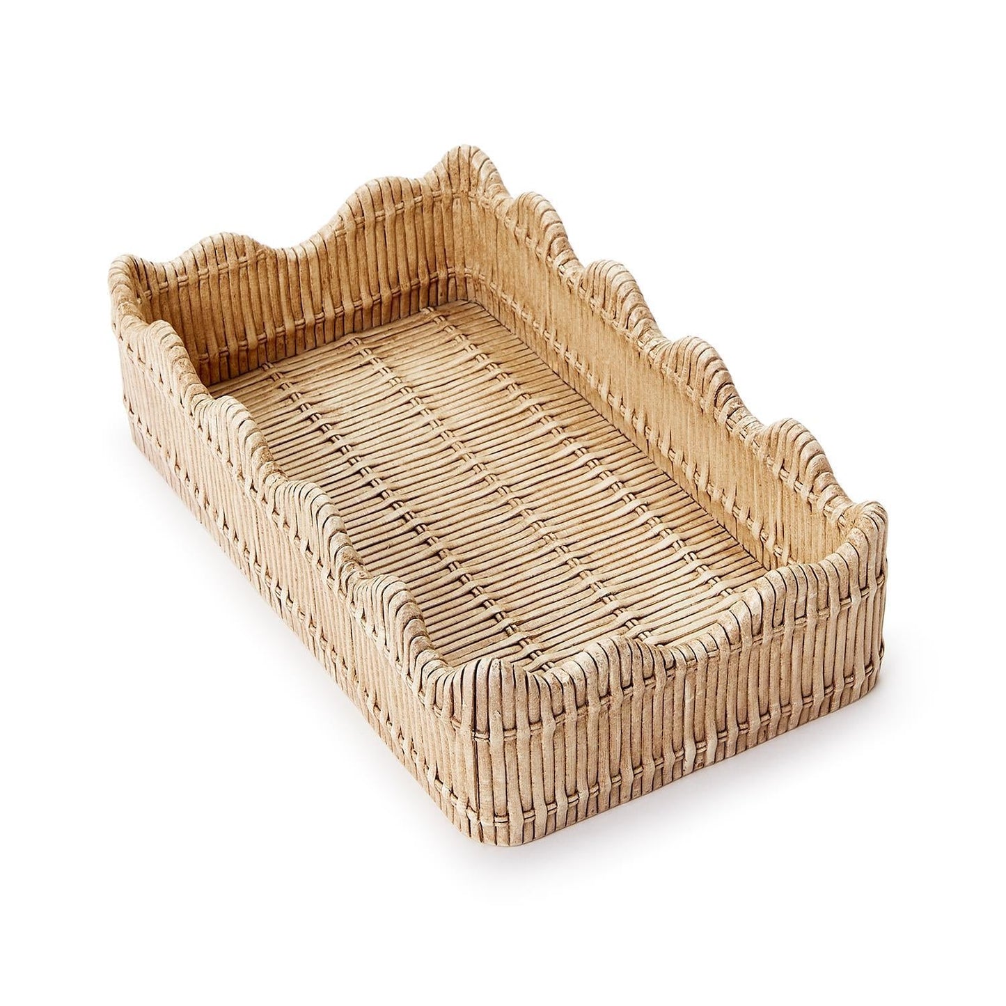 Scalloped Edge Guest Napkin Holder