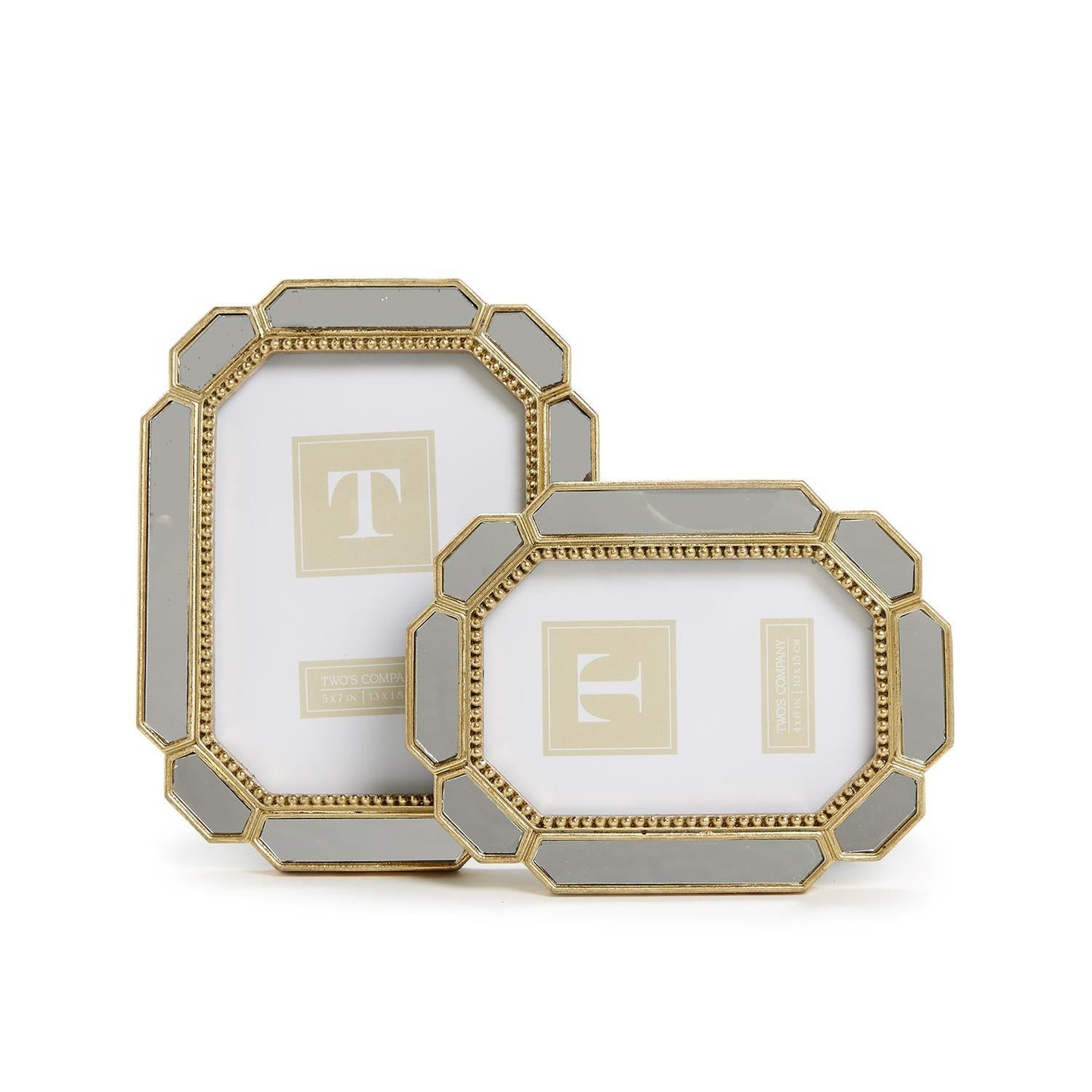 Beveled Edge Photo Frame Set of 2