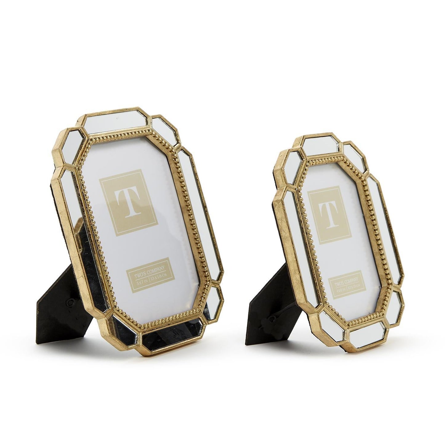 Beveled Edge Photo Frame Set of 2