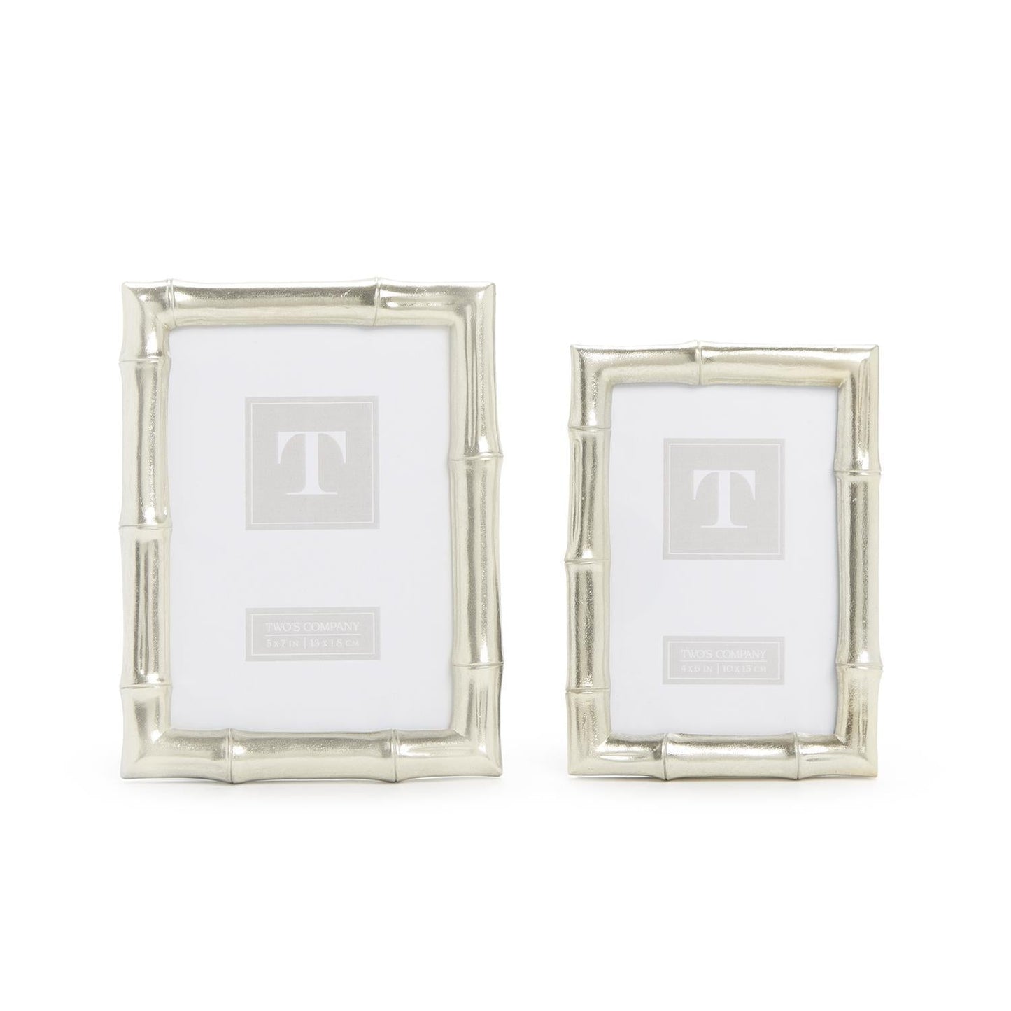 Faux Bamboo Photo Frame Set of 2