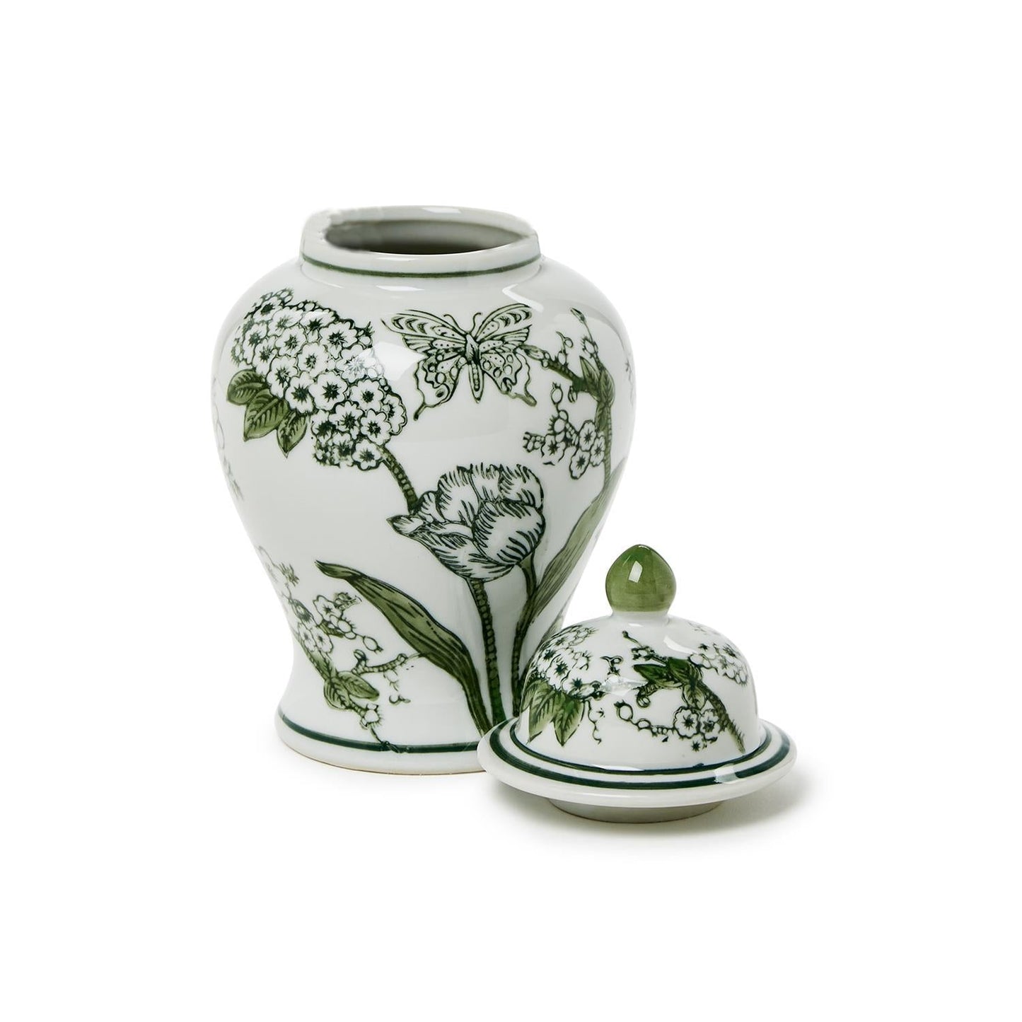 Chinoiseire Jar with Lid