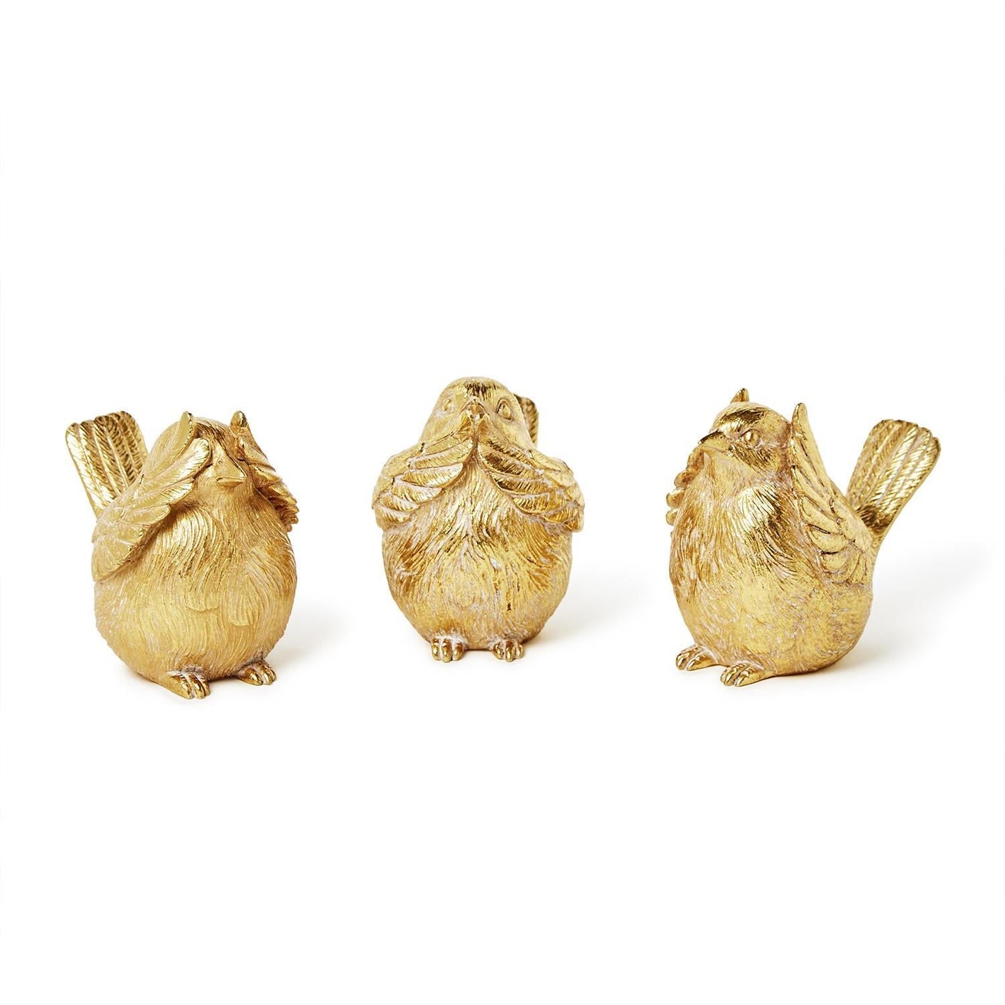 Gold Bird Décor Set of 3