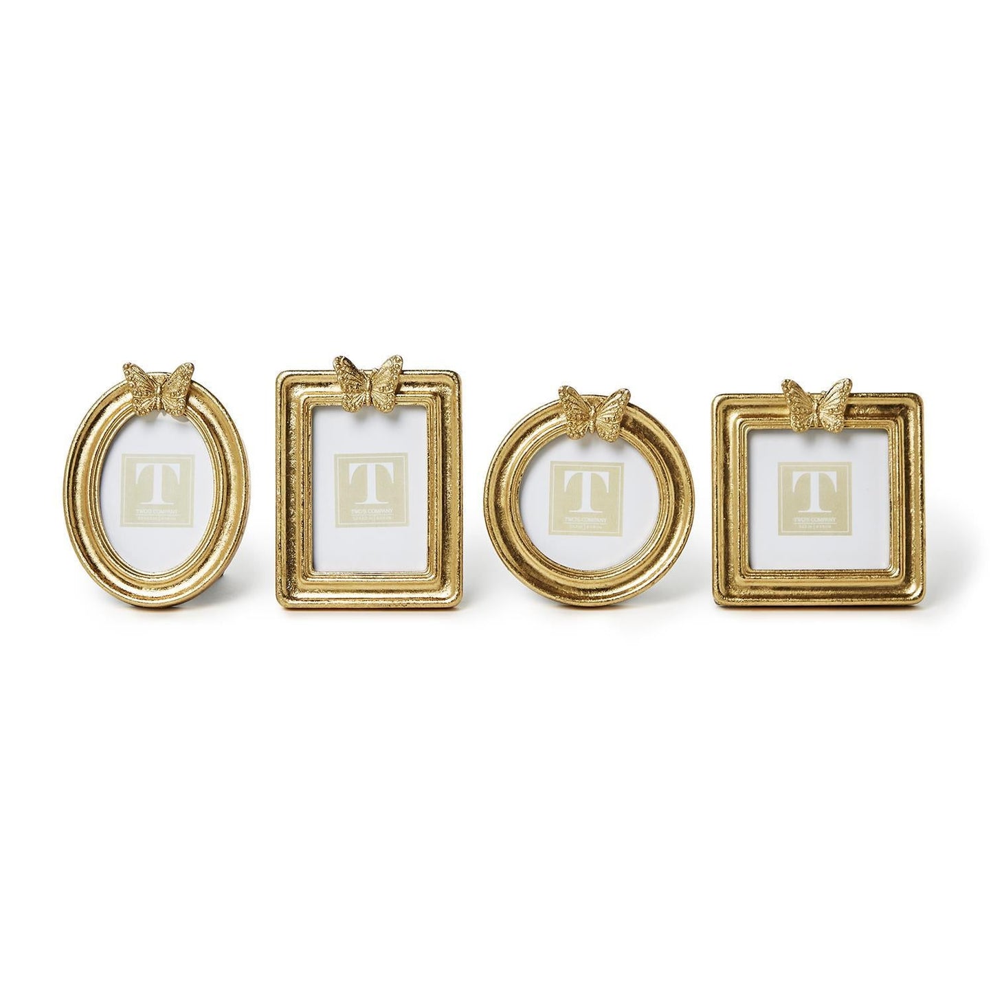 Golden Butterfly Photo Frame Set of 4