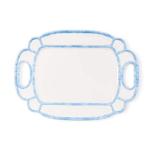 French Blue Bamboo Touch Platter