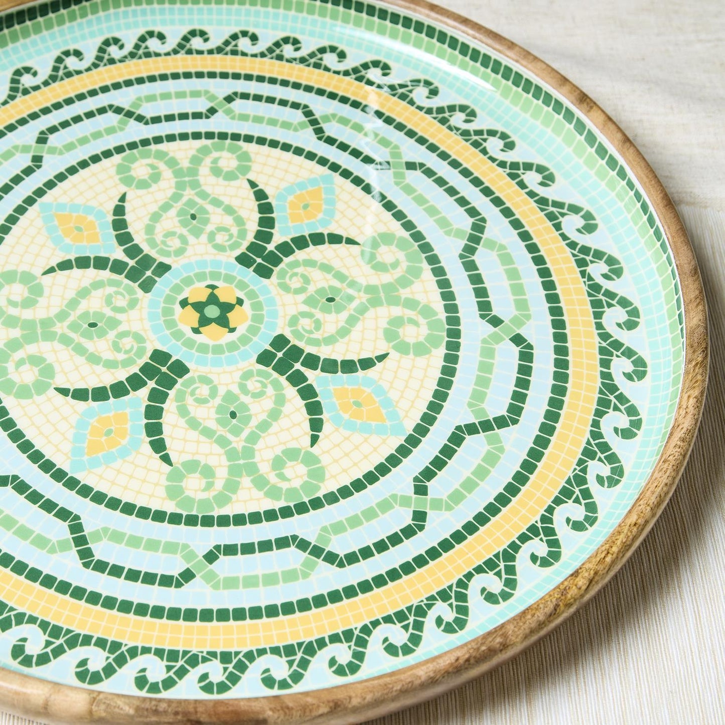 Garden View Round Tray Set of 2