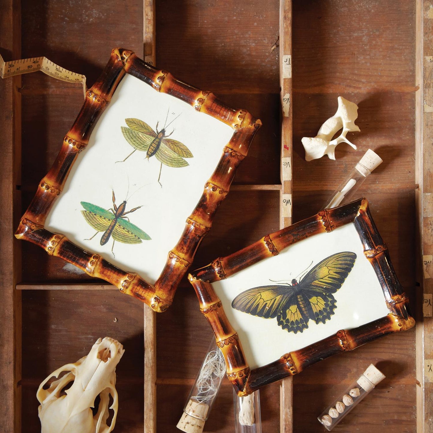 Bamboo Photo Frame Set of 2