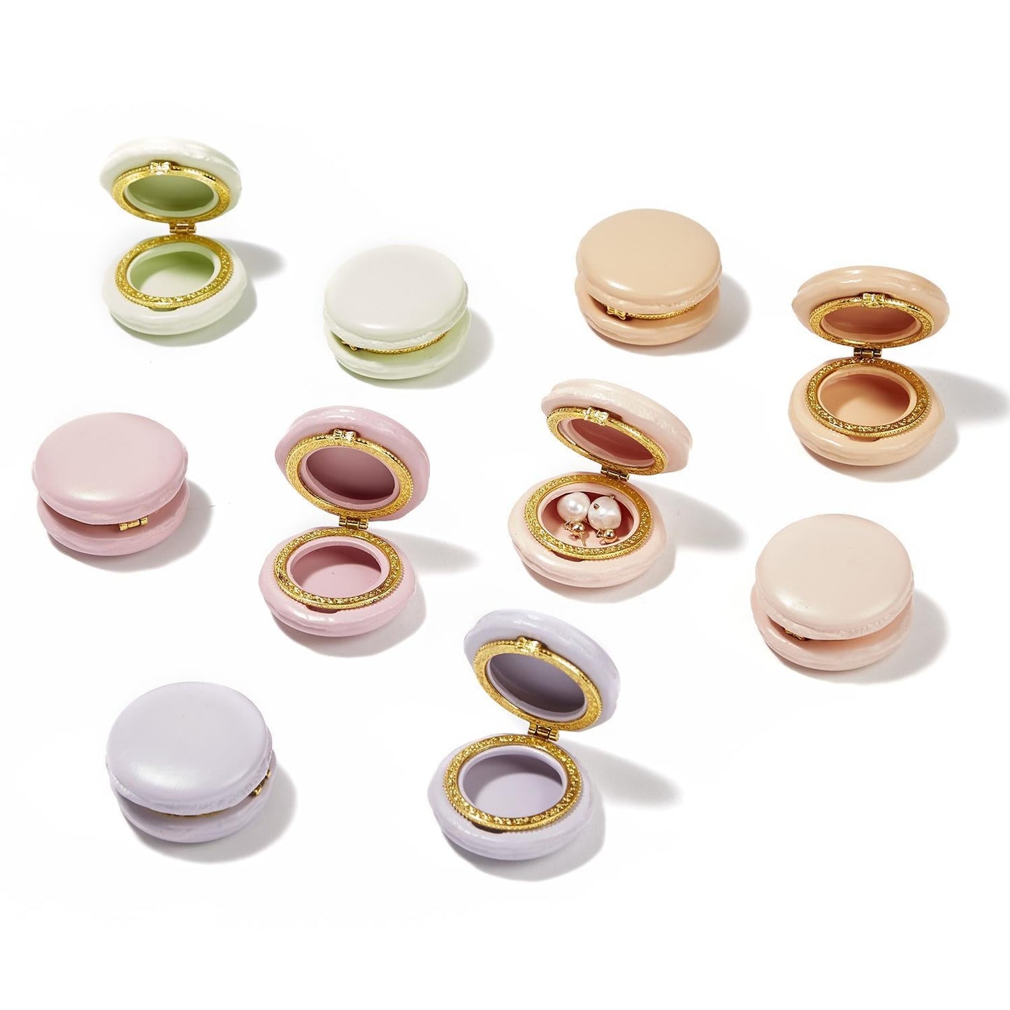Macaron Limoges Style Trinket Box