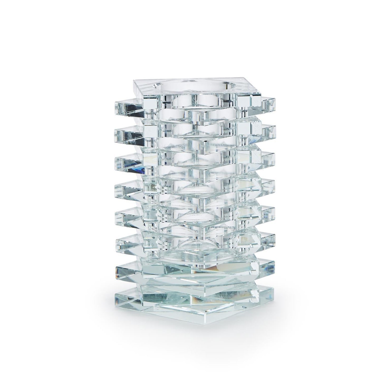 Crystal Pillar Candle Holder