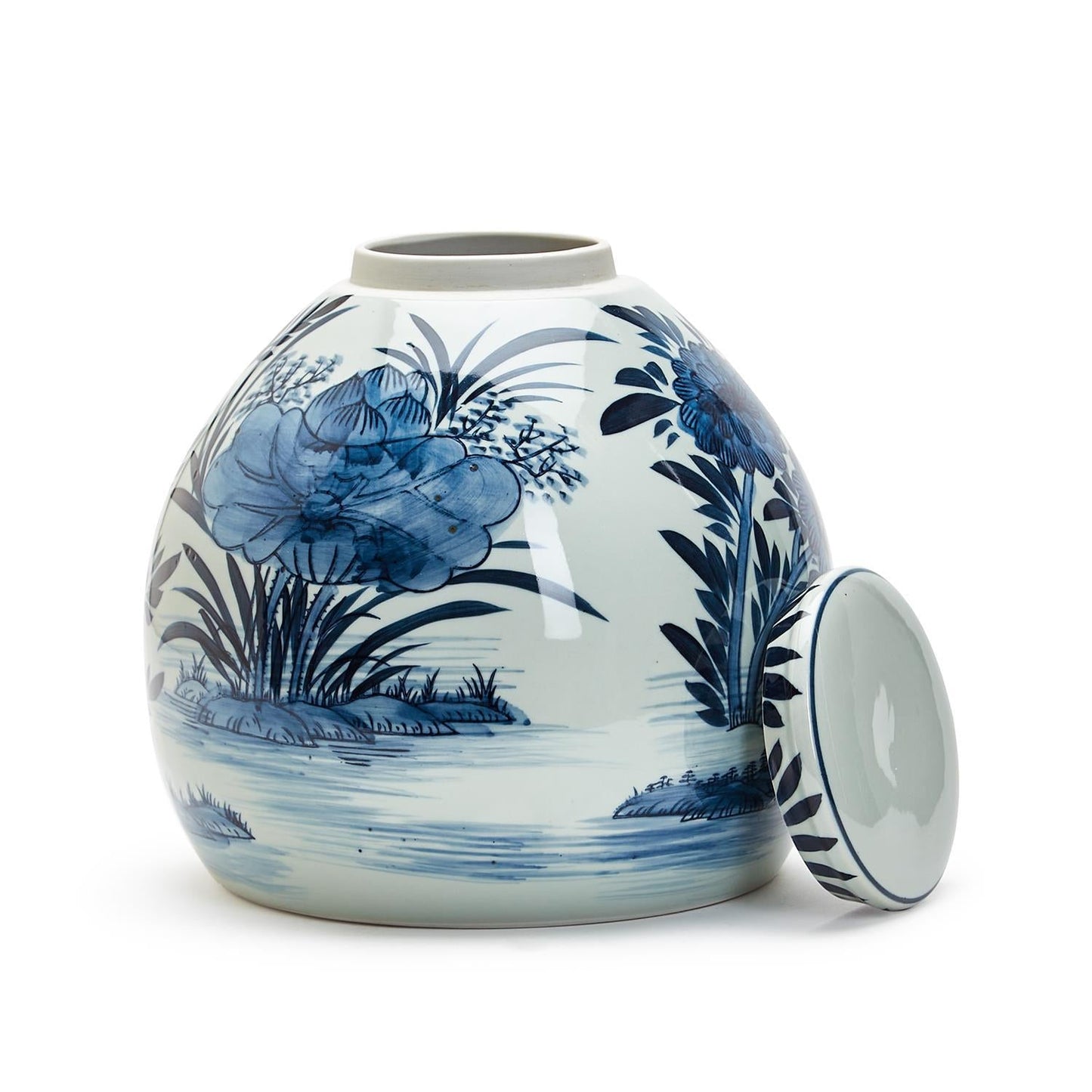 Blue and White Ginger Jar