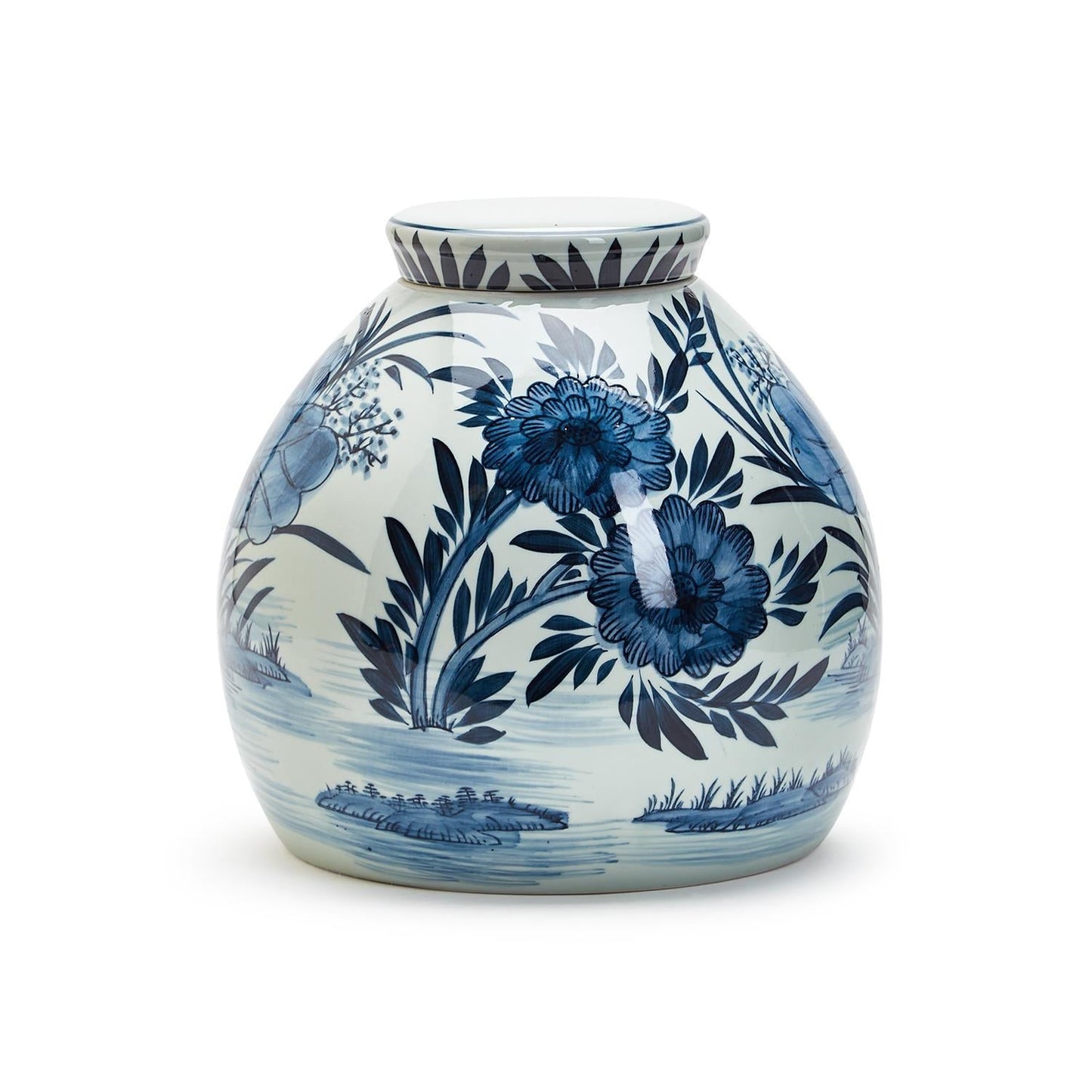 Blue and White Ginger Jar