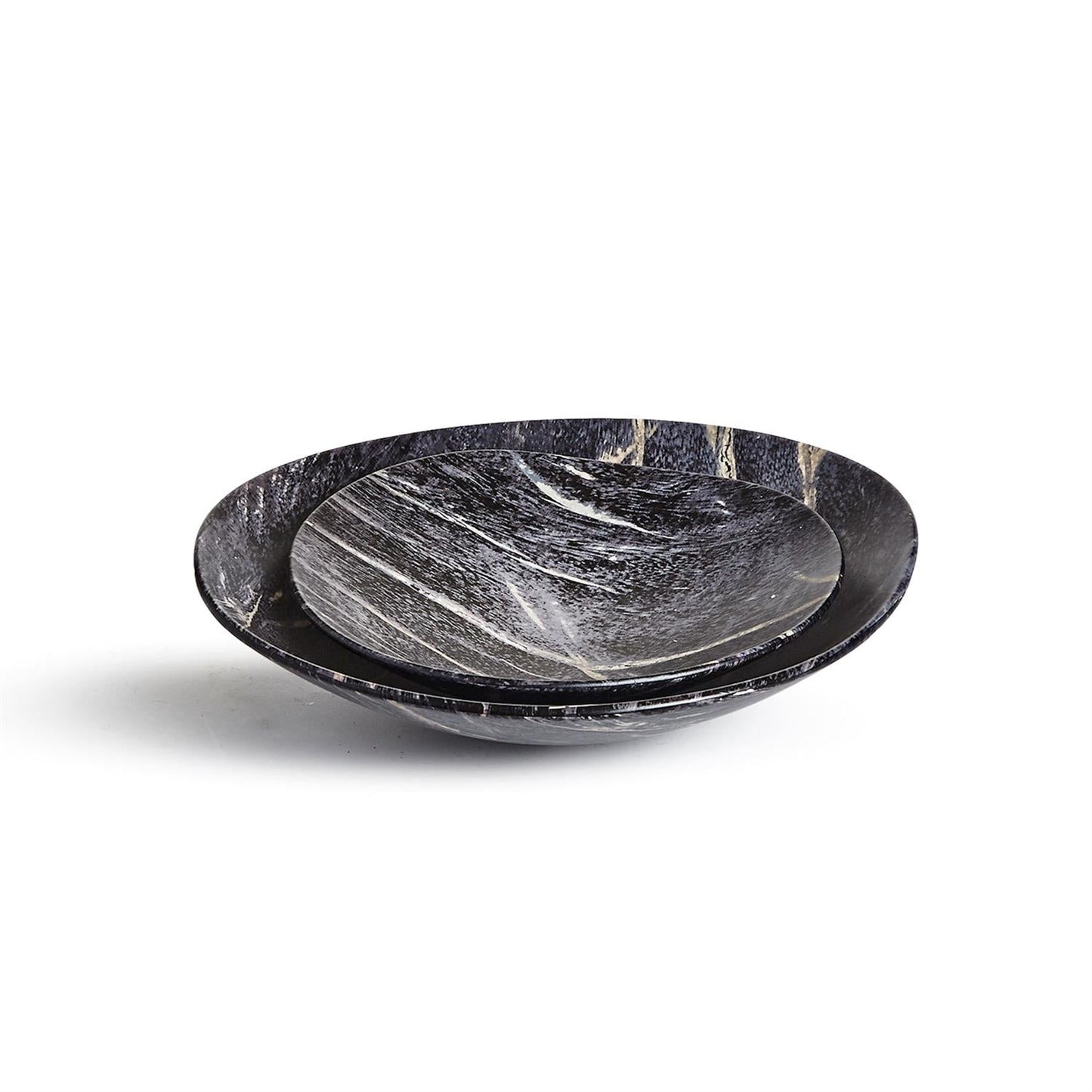 Faux Wood Bowl Set of 2