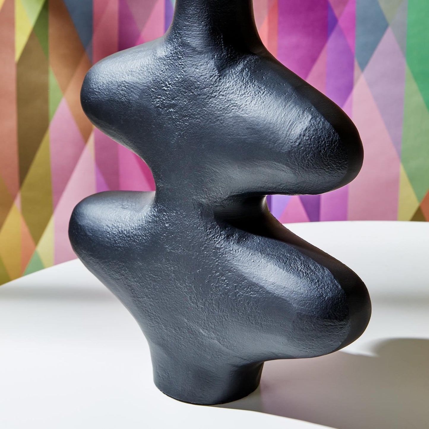 Bulb Black Vase