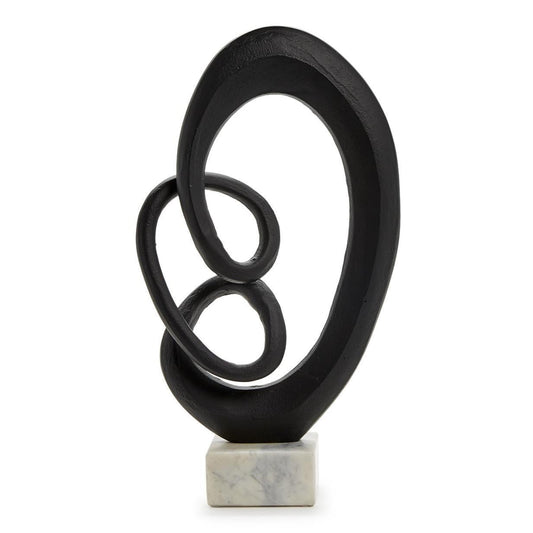 Infinity Sculpture on Marble Base