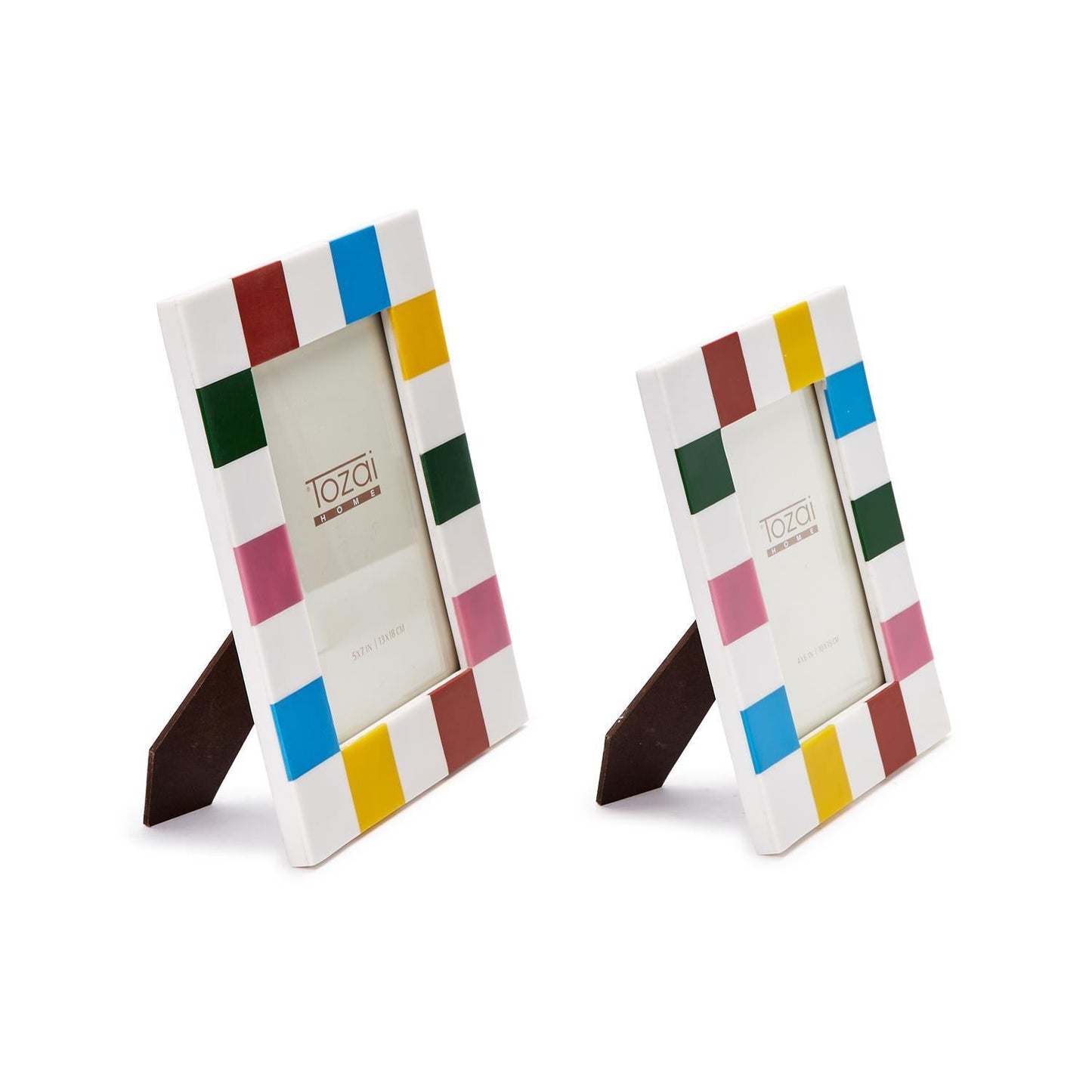 Colorblock Photo Frame Set of 2