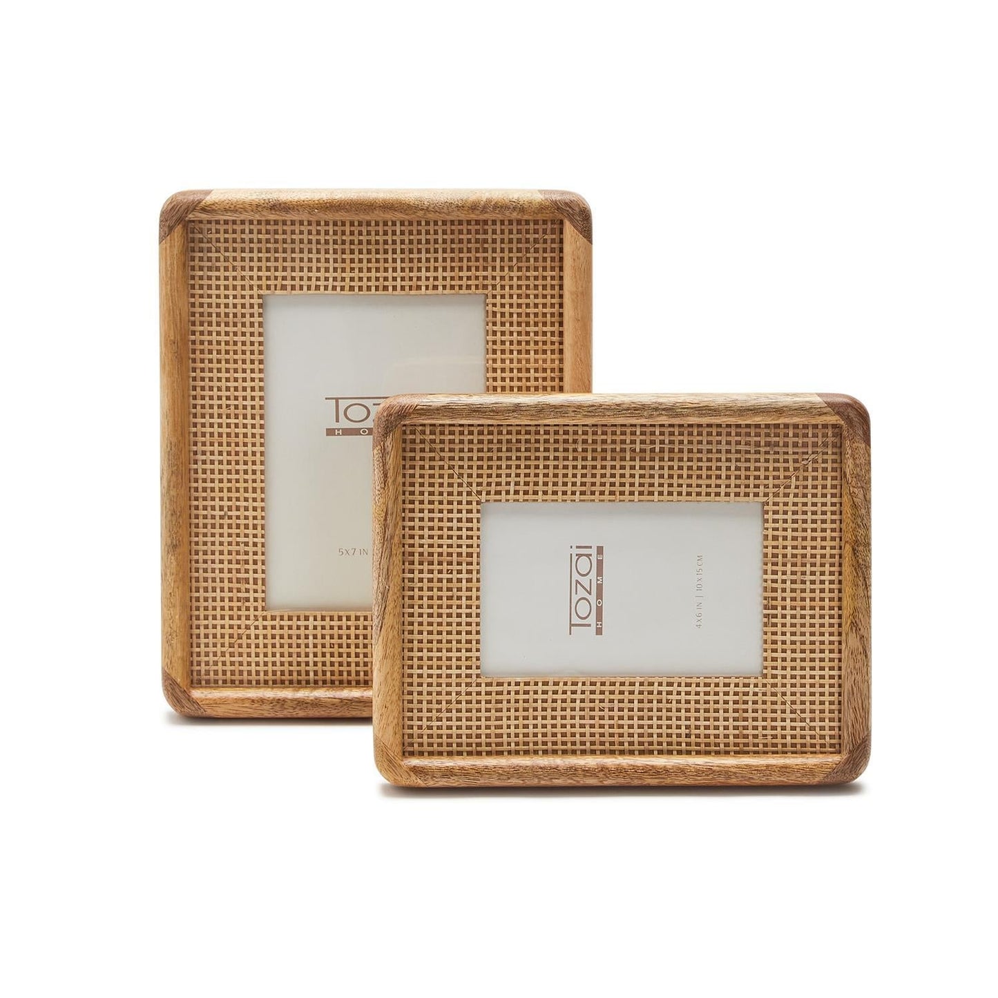 Cane Photo Frame Set of 2
