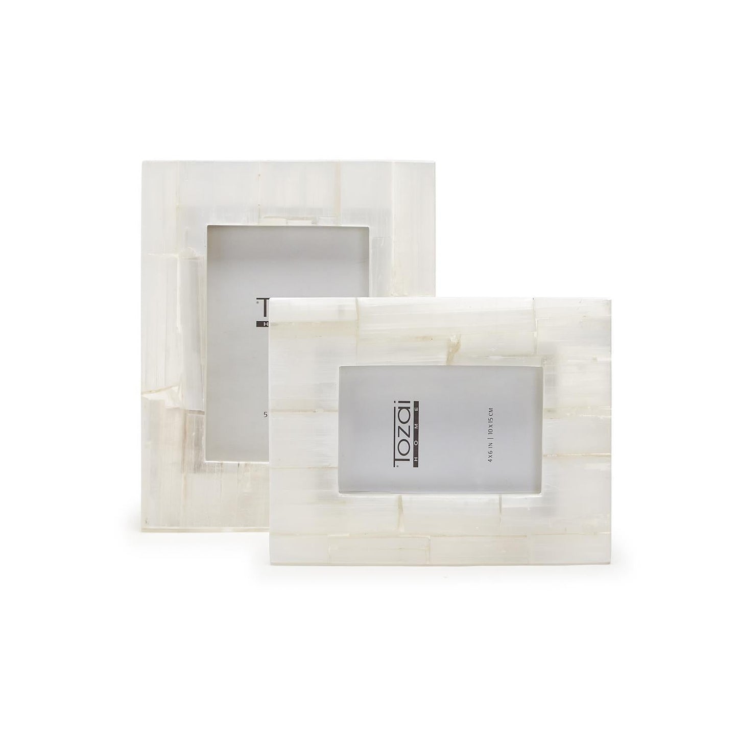 Selenite Photo Frame Set of 2