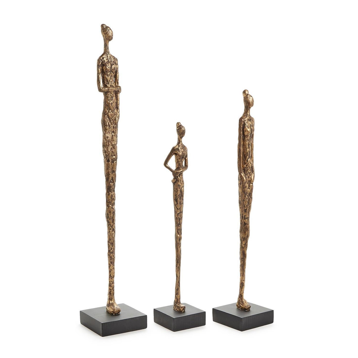 Standing Tall Female Sculpture Set of 3