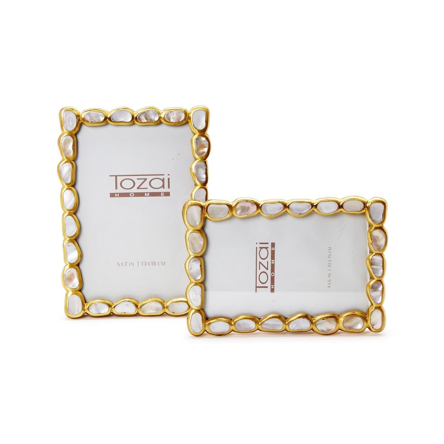 Mother of Pearl Photo Frame Set of 2