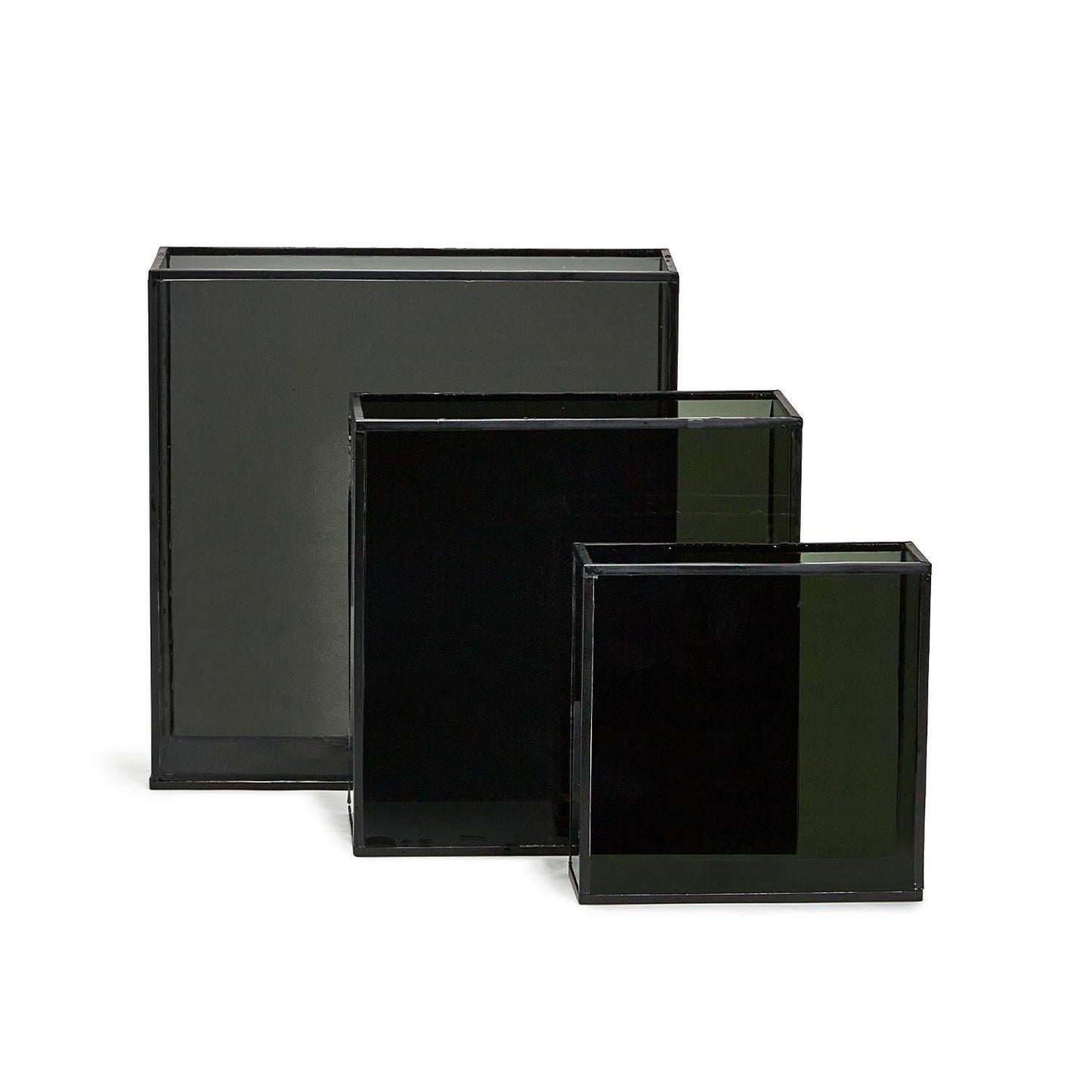 SmokeWindows Square Vase Set of 3