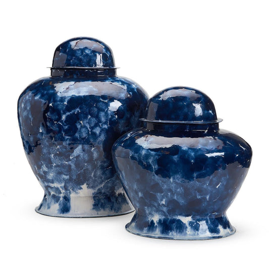Midnight Sky Covered Jar Set of 2