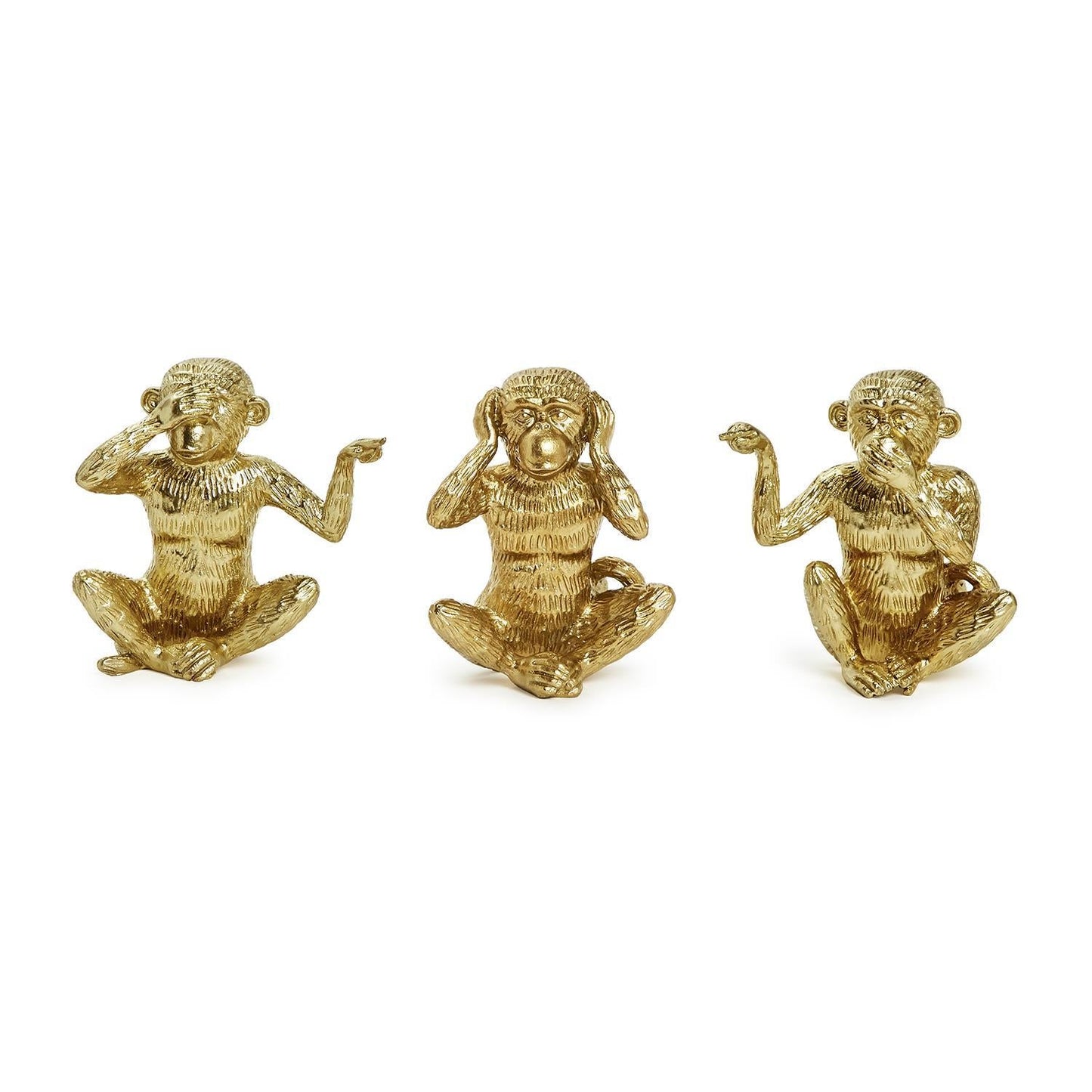 Golden Monkey Set of 3