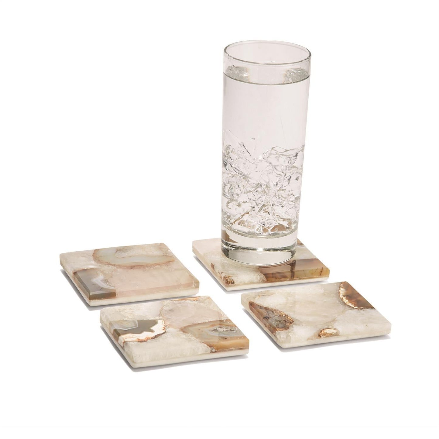 Agate Coaster Set of 4