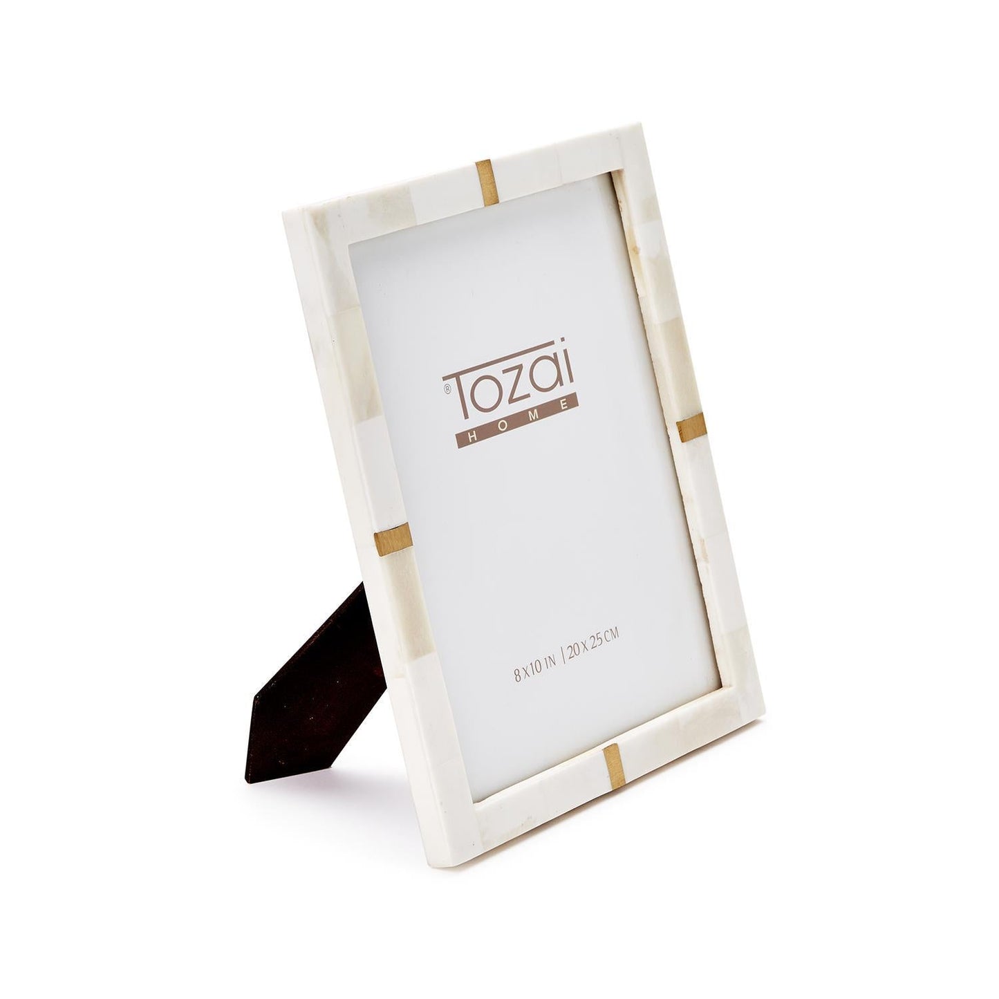 Bone and Brass Photo Frame